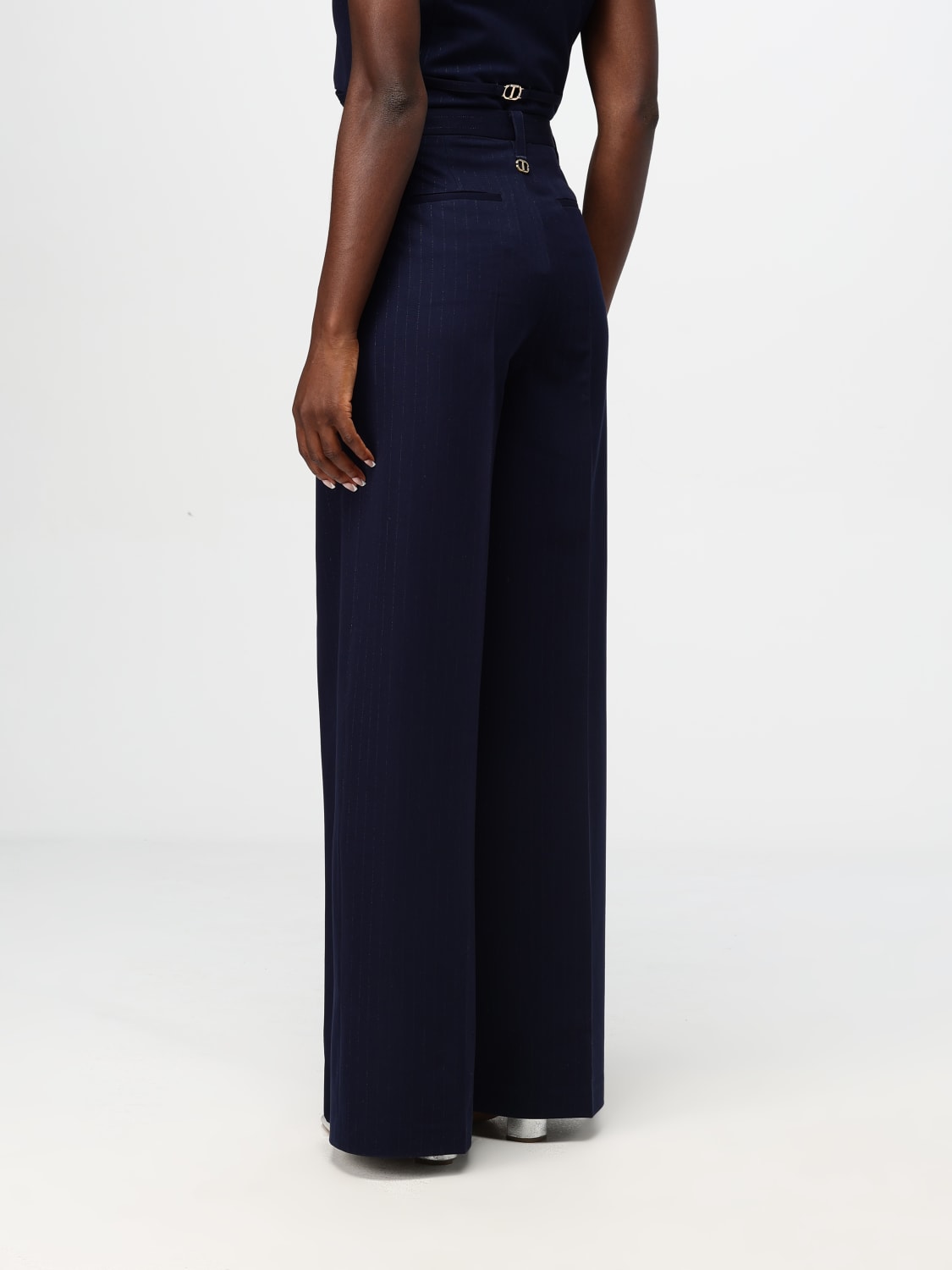 Giglio Pantalone Twinset In Misto Viscosa