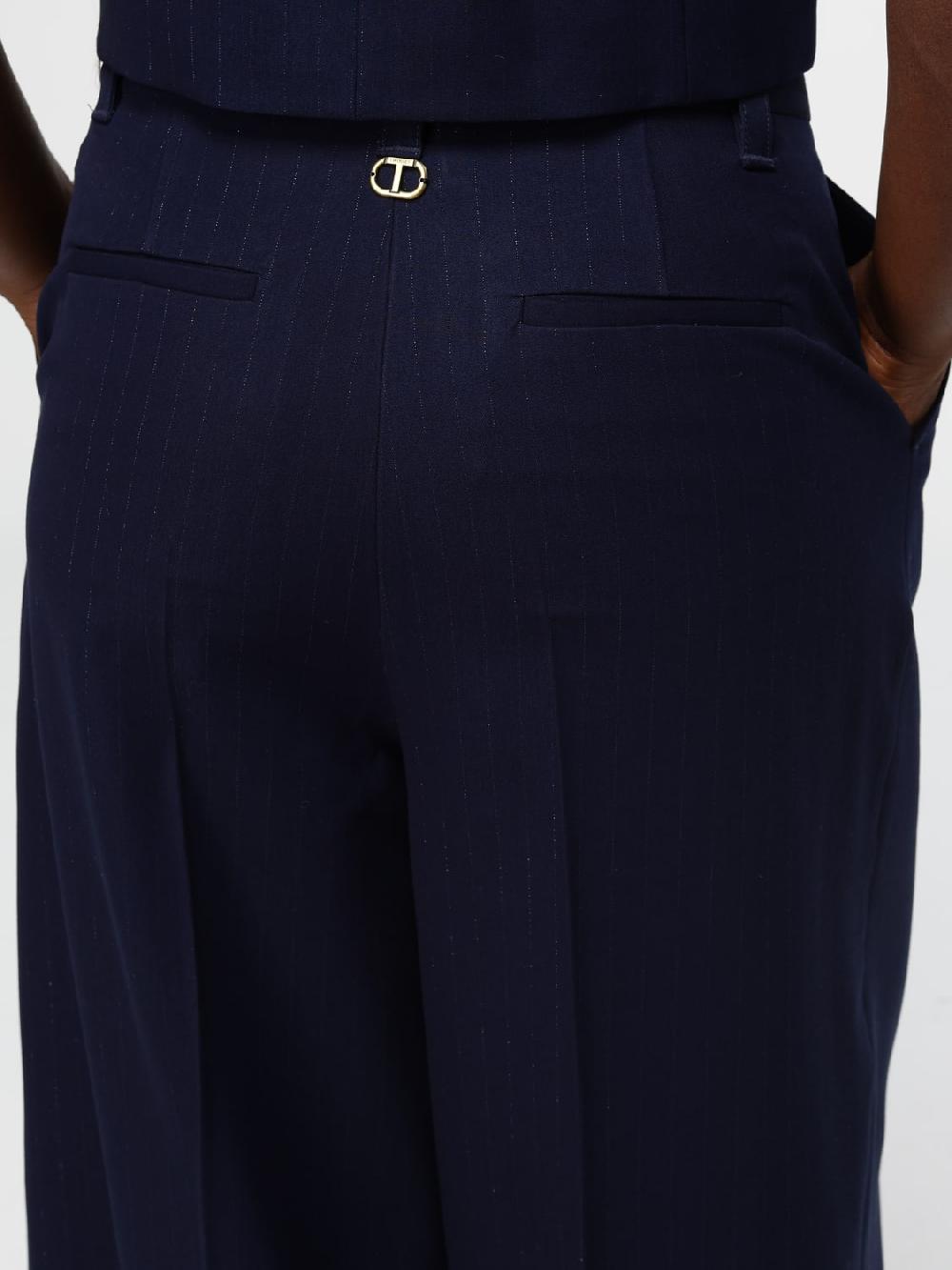 Giglio Pantalone Twinset In Misto Viscosa