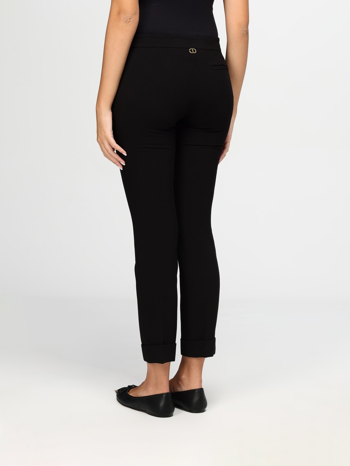 Giglio Pantalone Twinset In Misto Viscosa