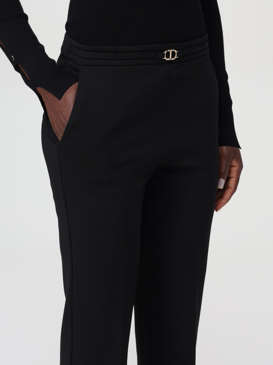 Giglio Pantalone Twinset In Misto Viscosa