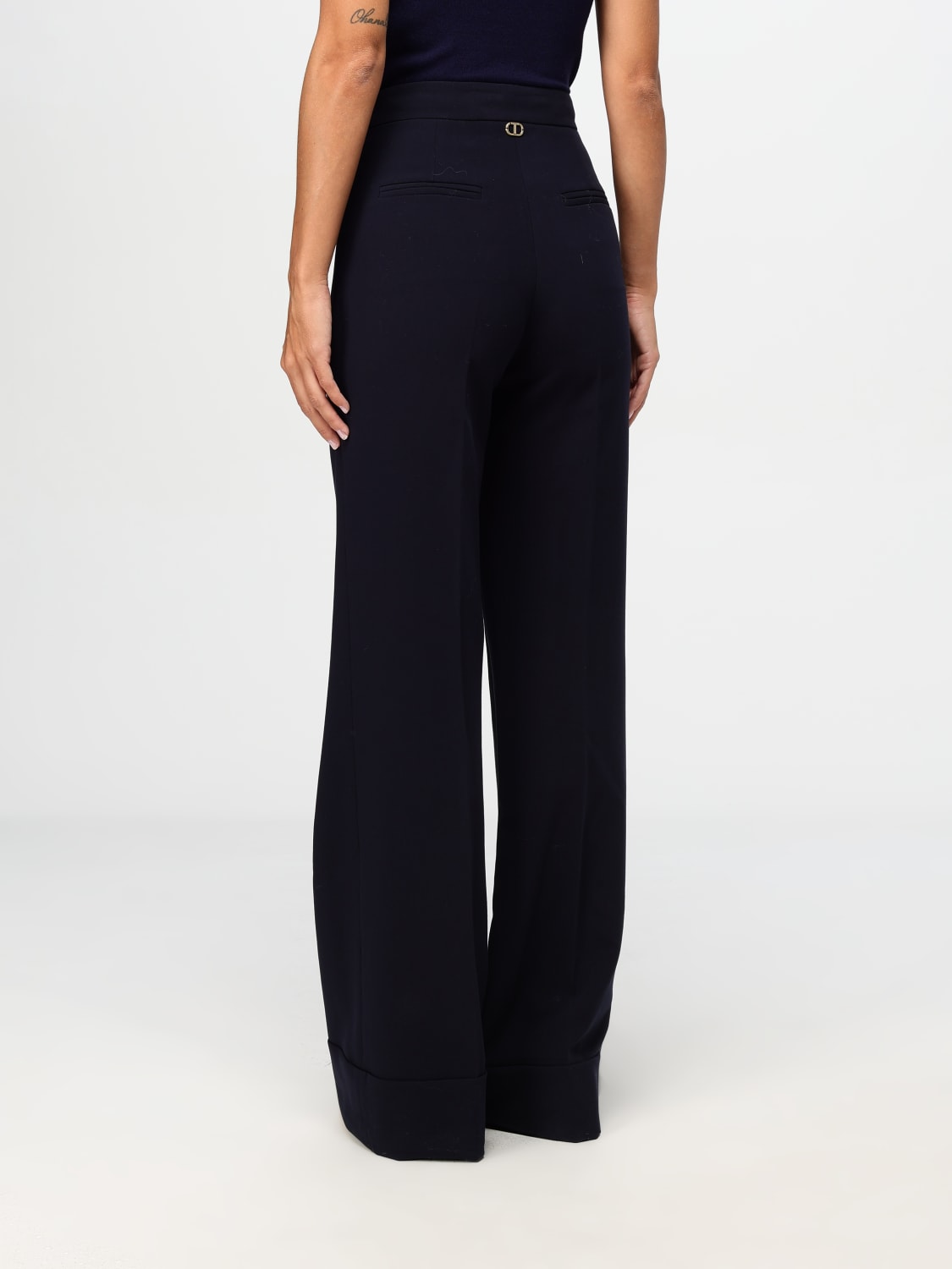 Giglio Pantalone Twinset In Misto Viscosa