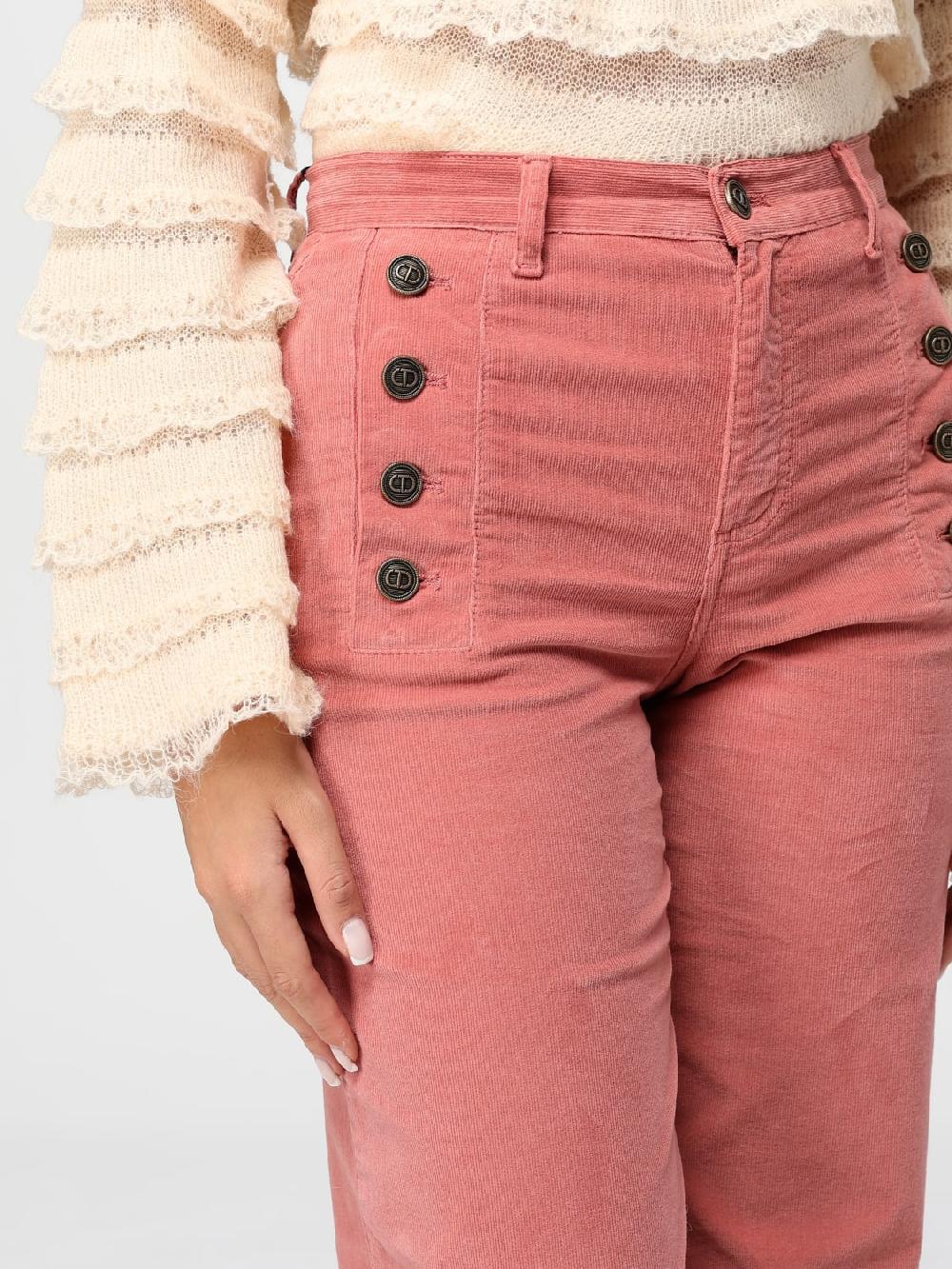 Giglio Pantalone Twinset In Velluto