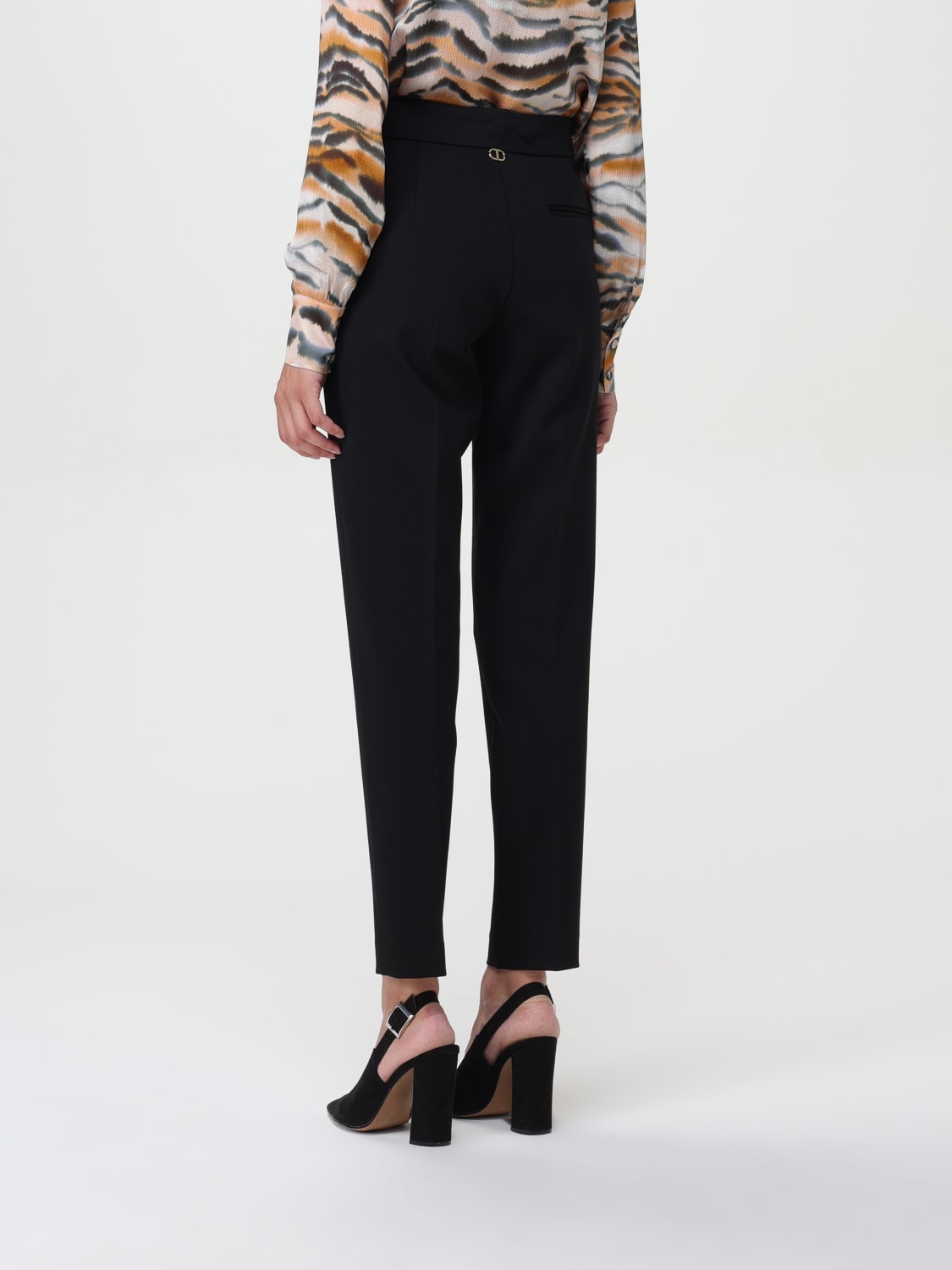 Giglio Pantalone Twinset In Viscosa