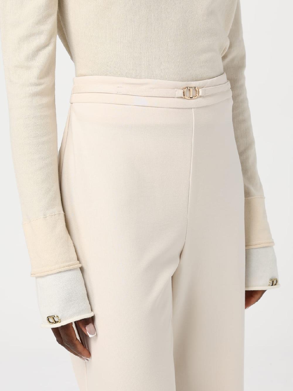 Giglio Pantalone Twinset In Viscosa