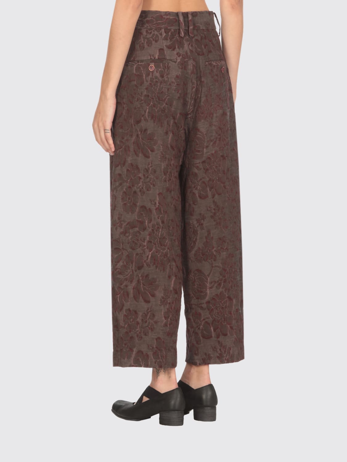 Giglio Pantalone Uma Wang In Misto Lino