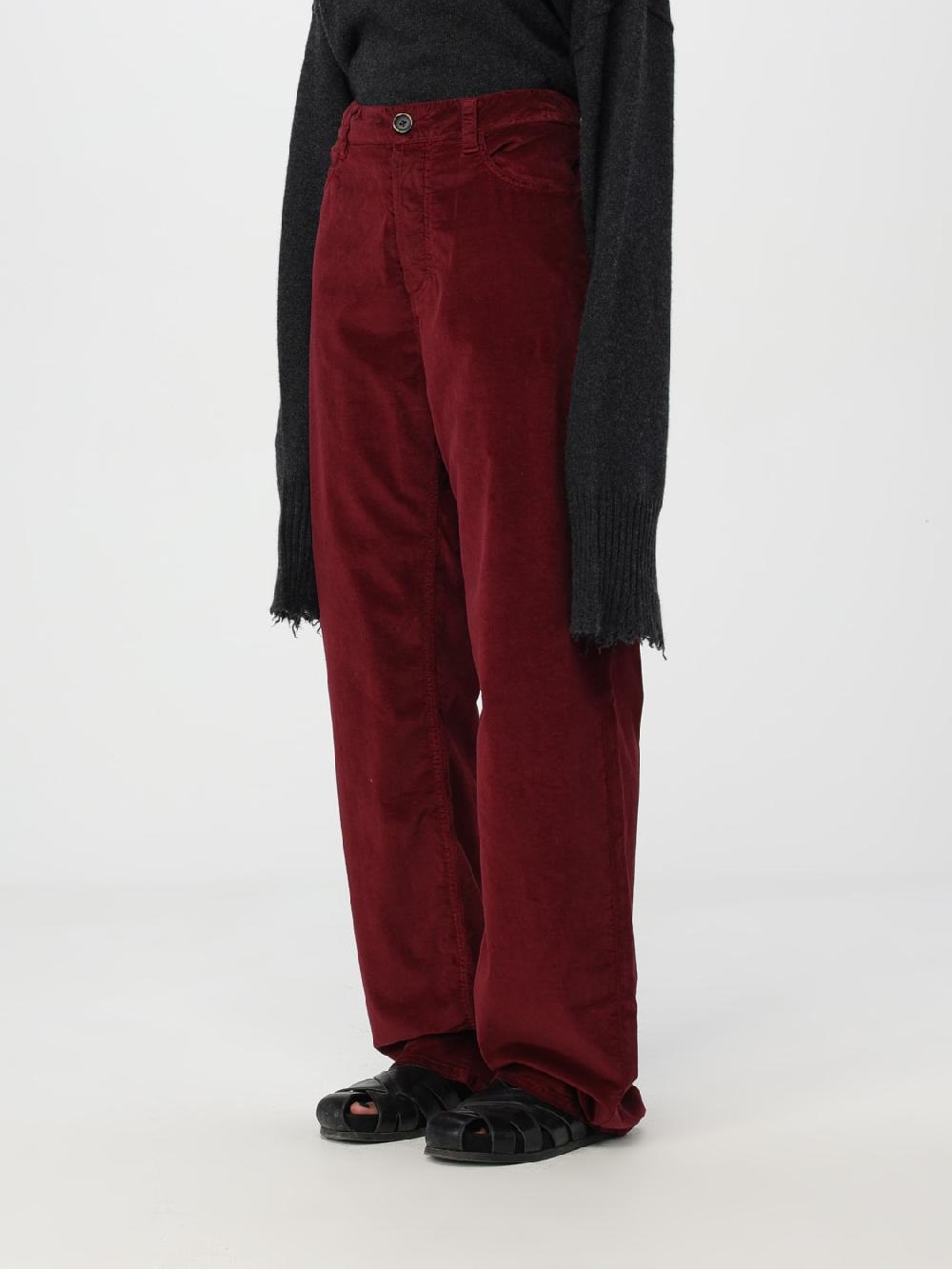 Giglio Pantalone Uma Wang In Velluto