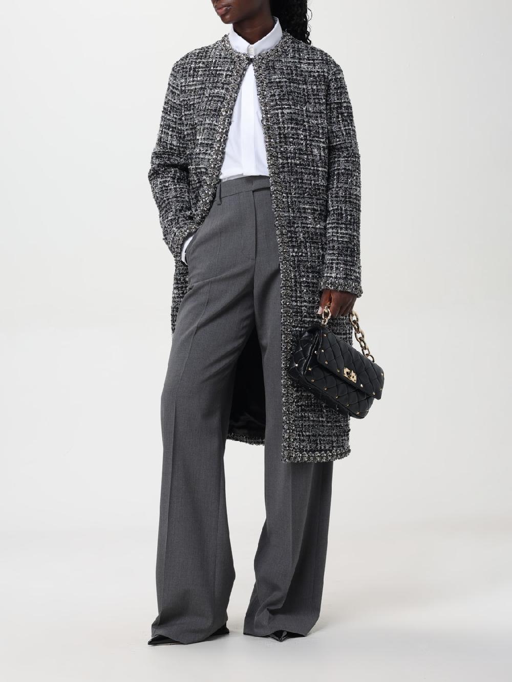 Giglio Pantalone Valentino In Lana Vergine