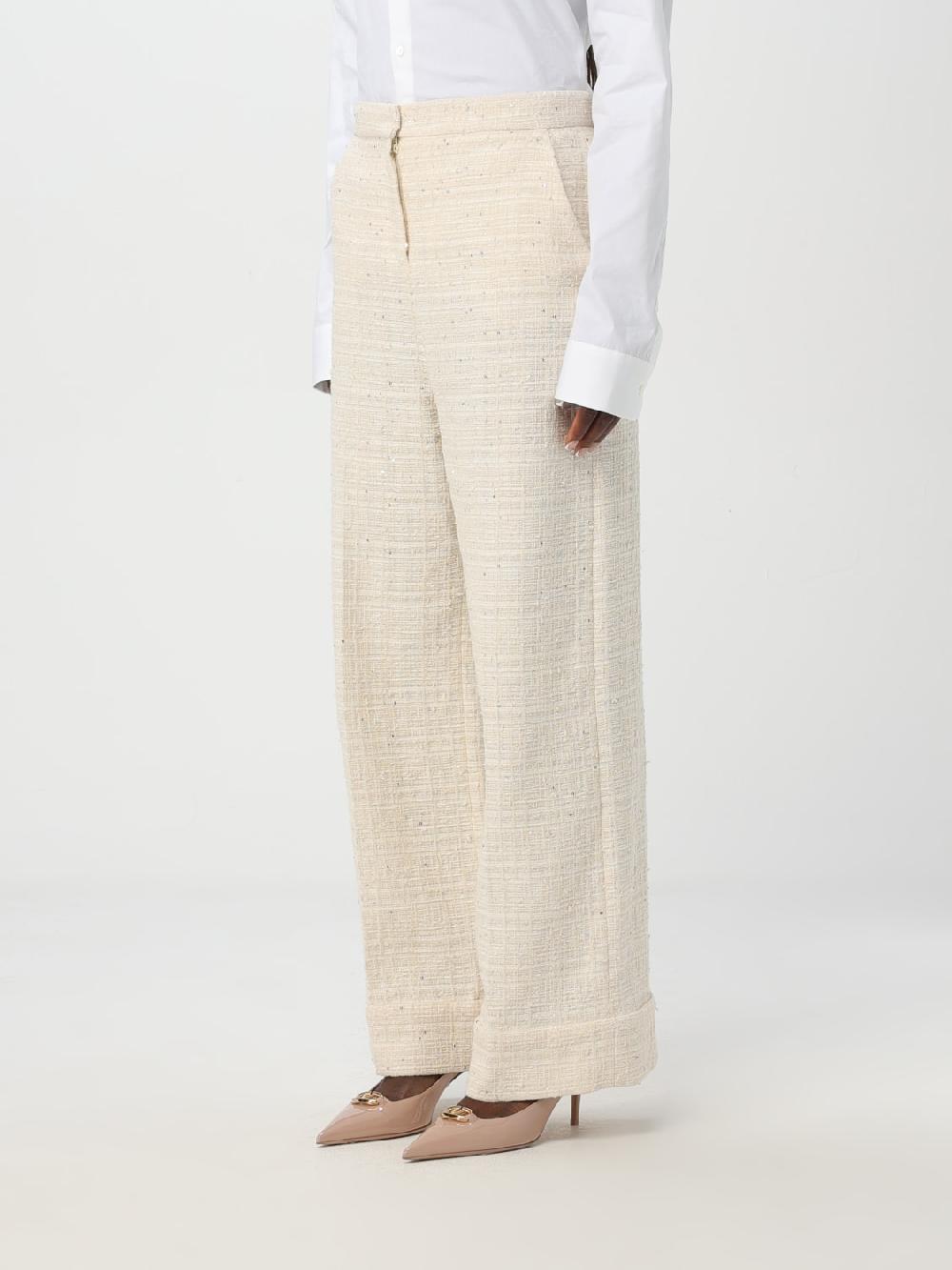 Giglio Pantalone Valentino In Misto Cotone