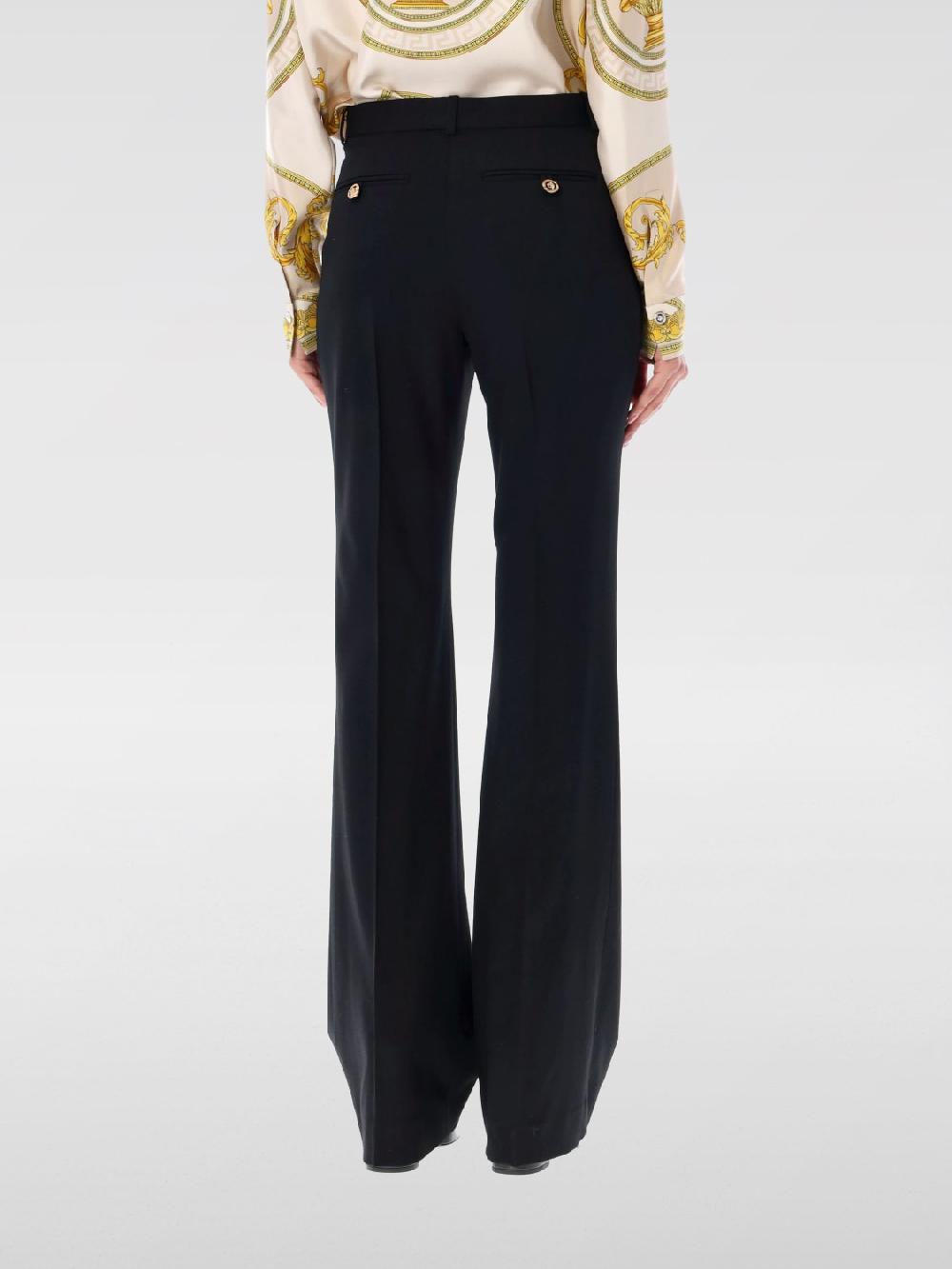 Giglio Pantalone Versace In Lana Vergine