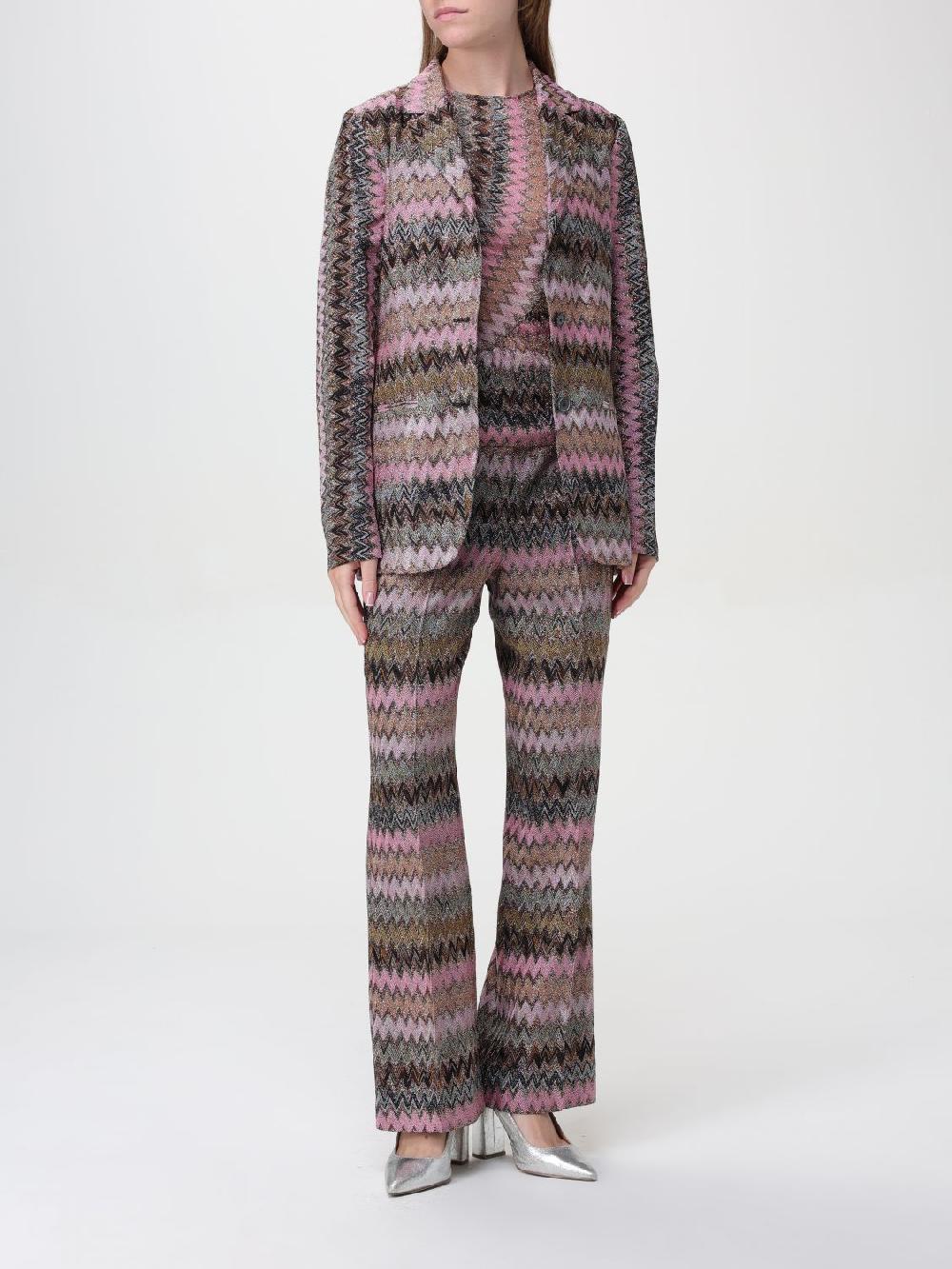 Giglio Pantaloni A Zig Zag Missoni