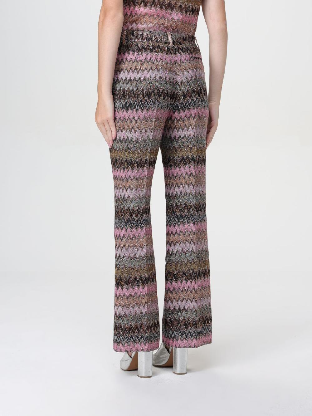 Giglio Pantaloni A Zig Zag Missoni