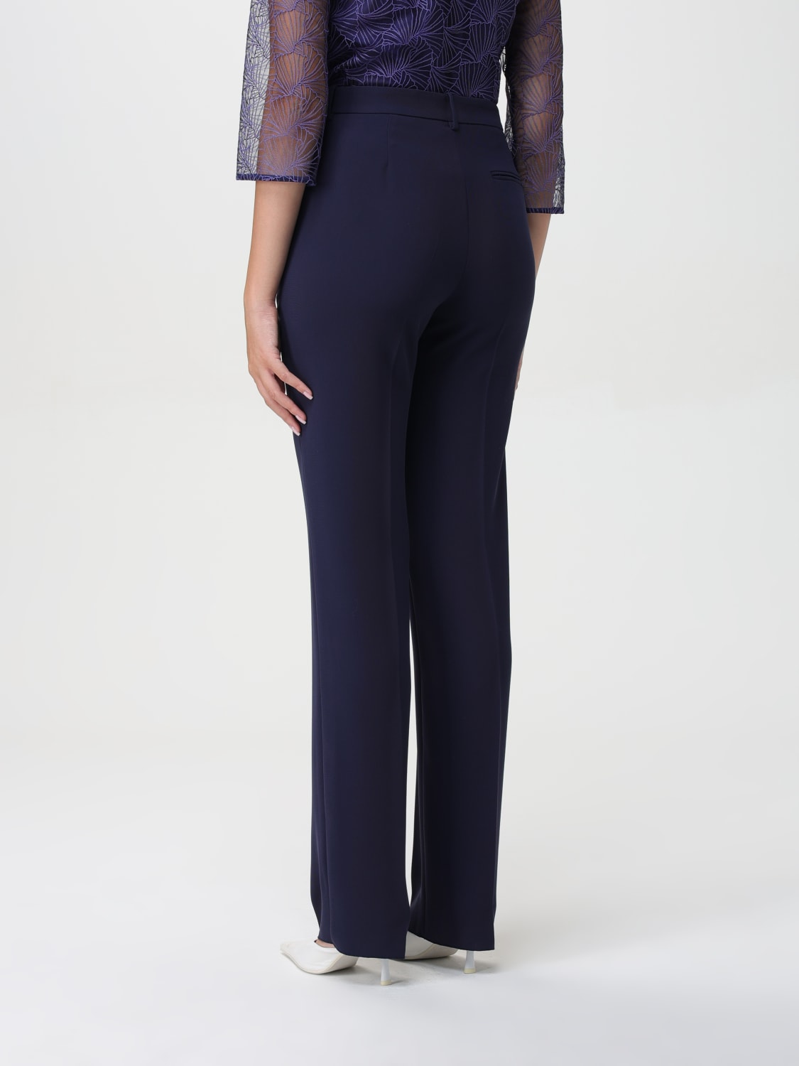 Giglio Pantaloni In Tecno Gabardine Emporio Armani