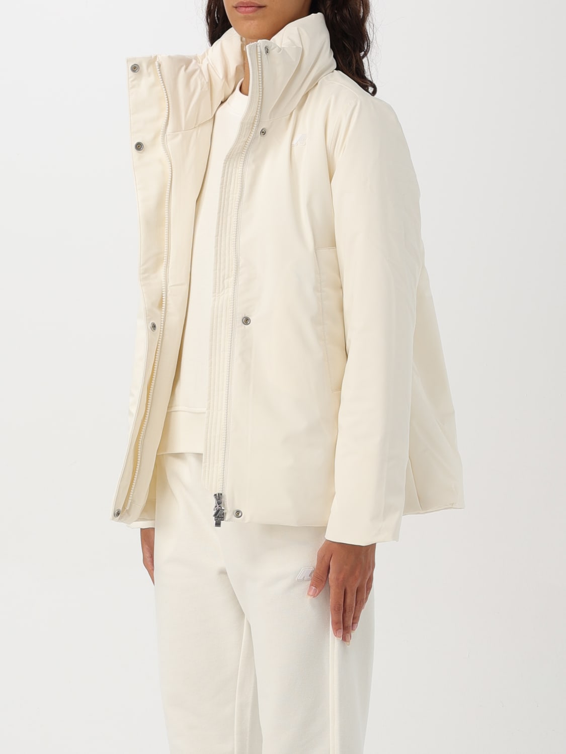 Giglio Parka K-Way In Nylon Con Logo