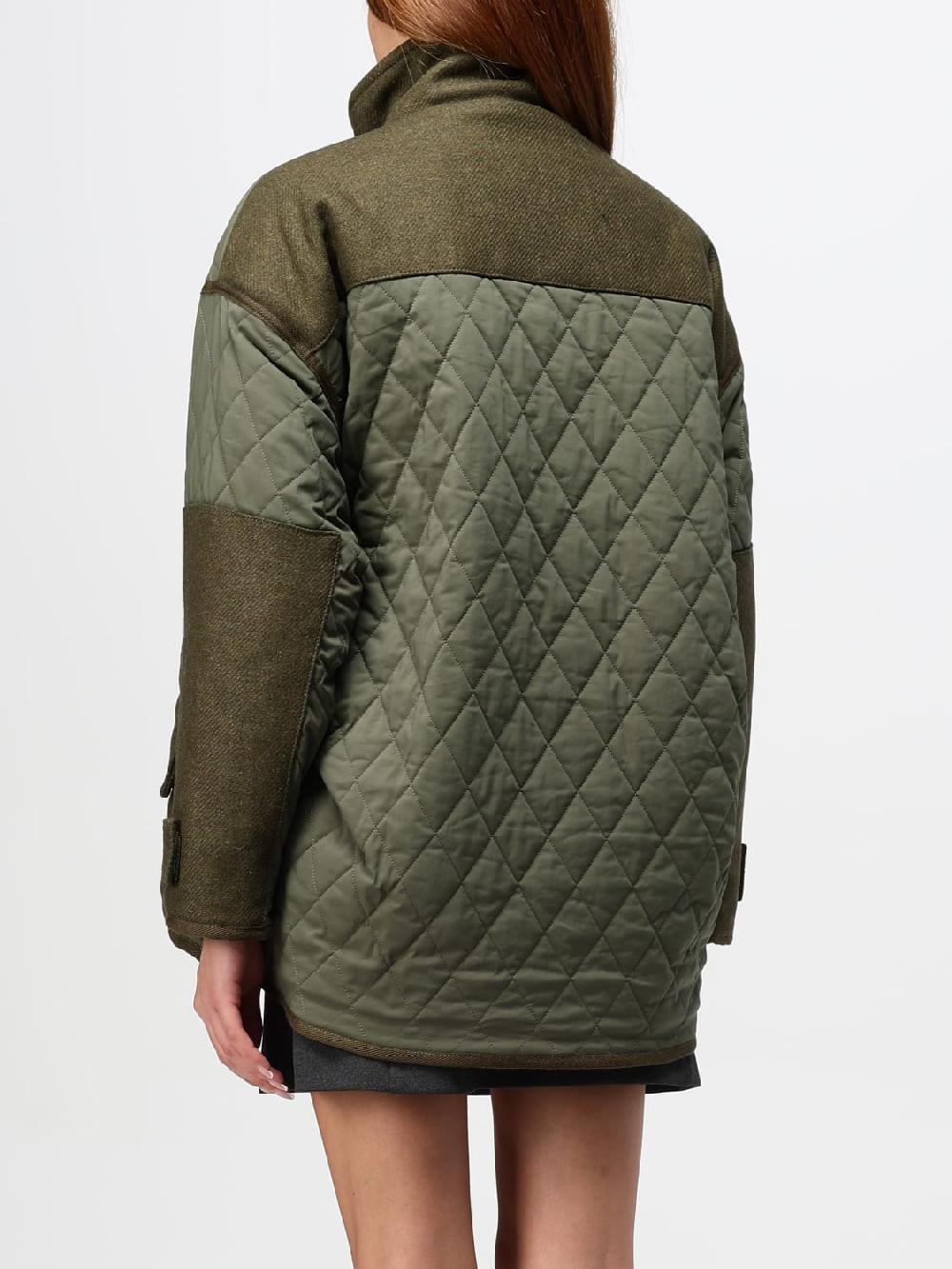 Giglio Parka Pinko In Nylon Trapuntato E Cotone