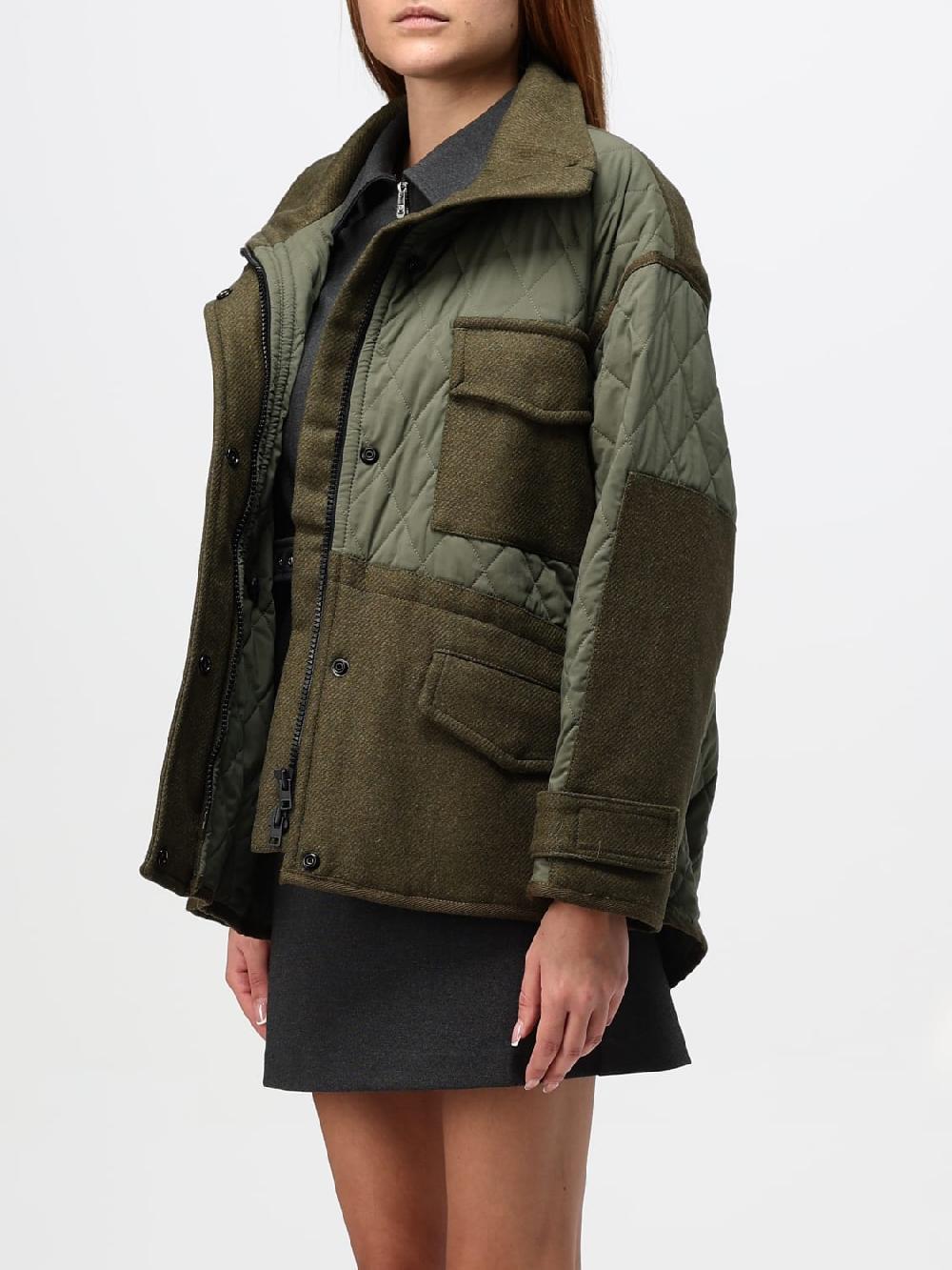 Giglio Parka Pinko In Nylon Trapuntato E Cotone