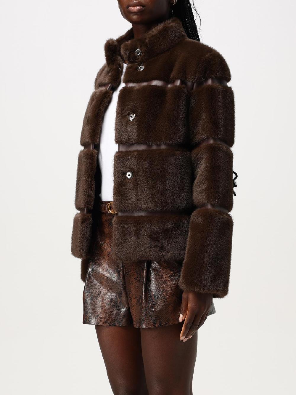 Giglio Pelliccia Twinset In Shearling Sintetico