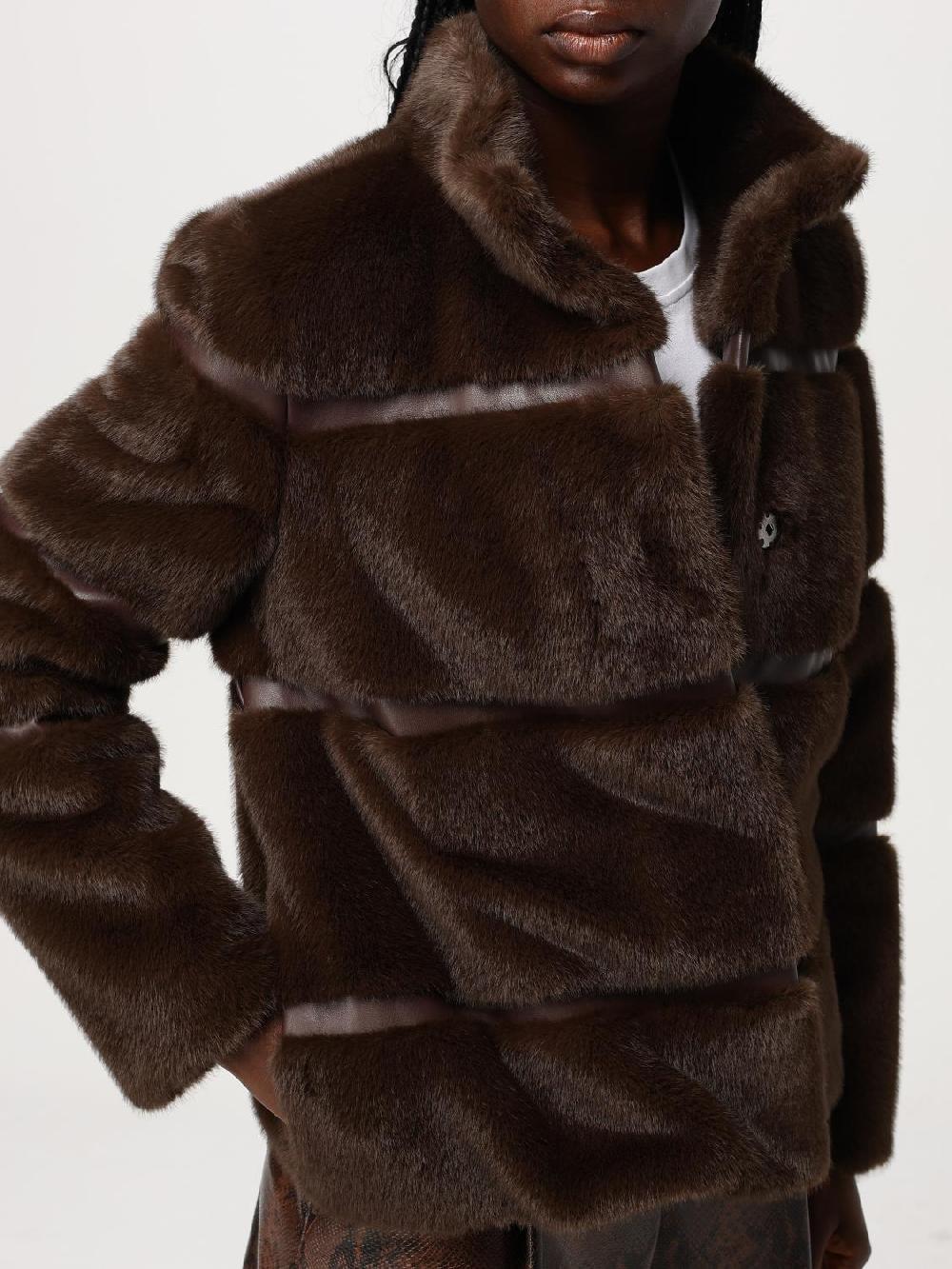 Giglio Pelliccia Twinset In Shearling Sintetico