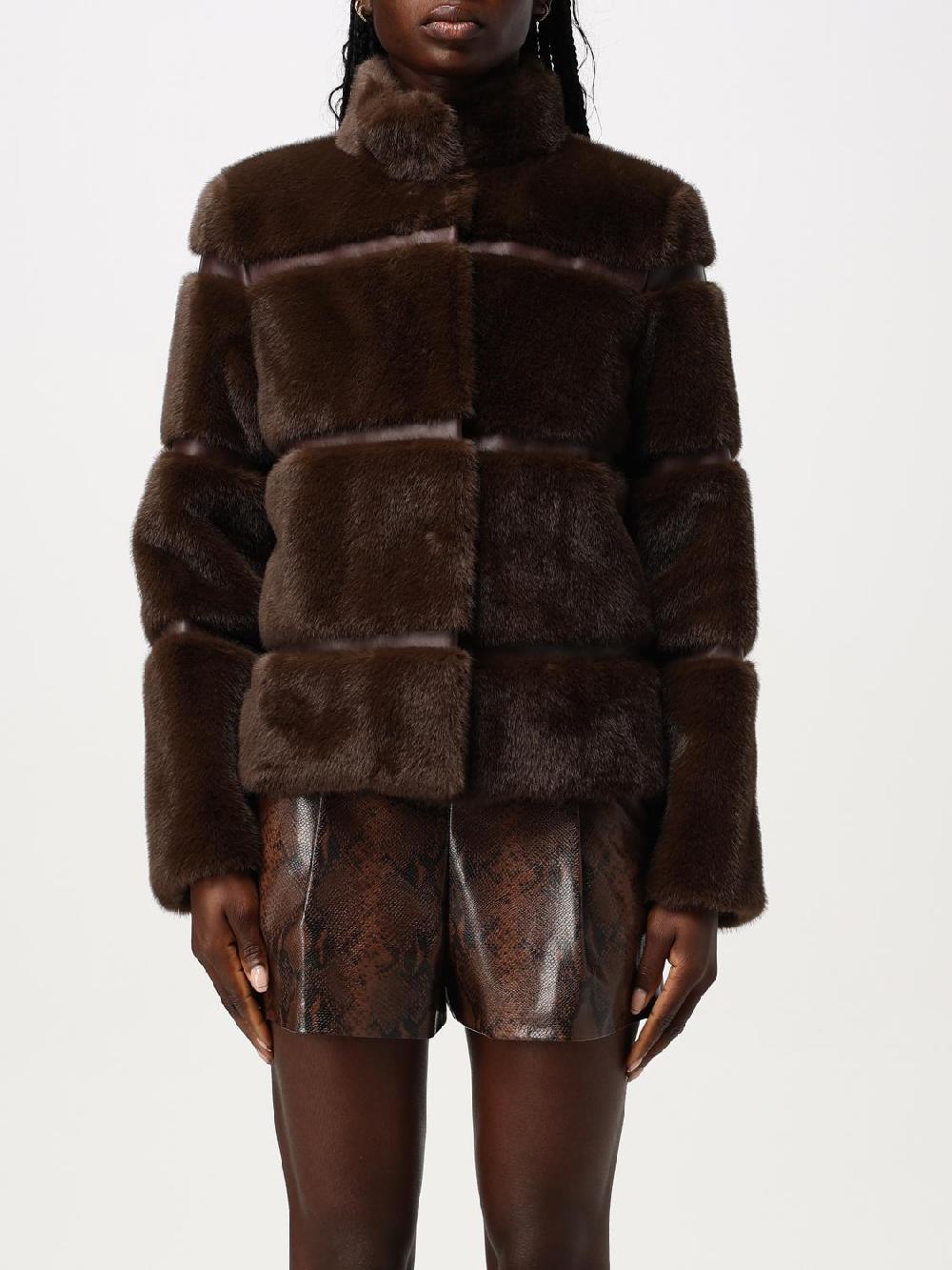Giglio Pelliccia Twinset in shearling sintetico