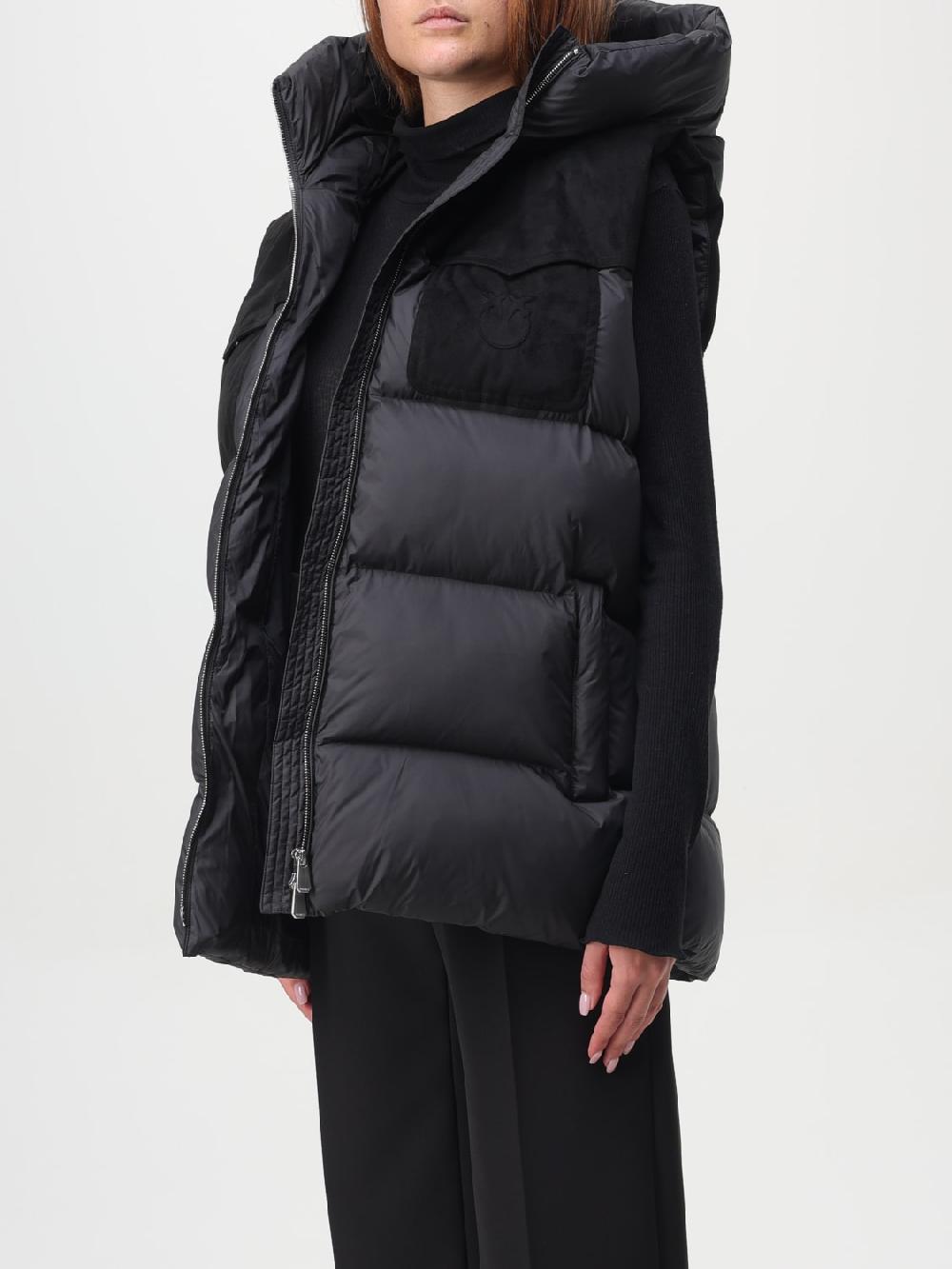 Giglio Piumino A Gilet Con Cappuccio Pinko