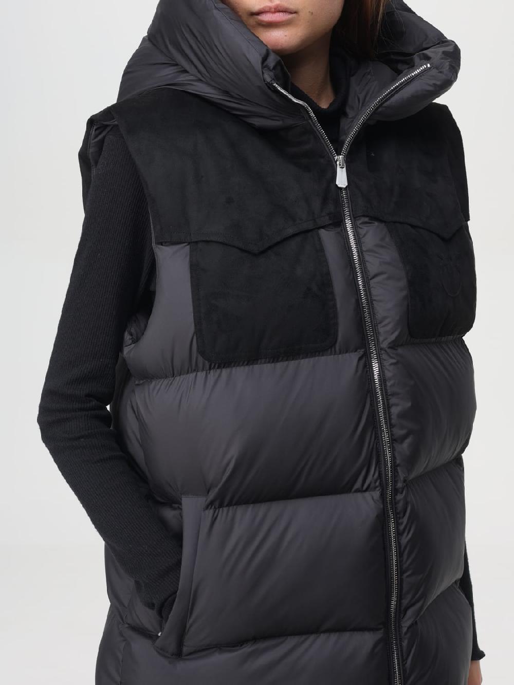 Giglio Piumino A Gilet Con Cappuccio Pinko