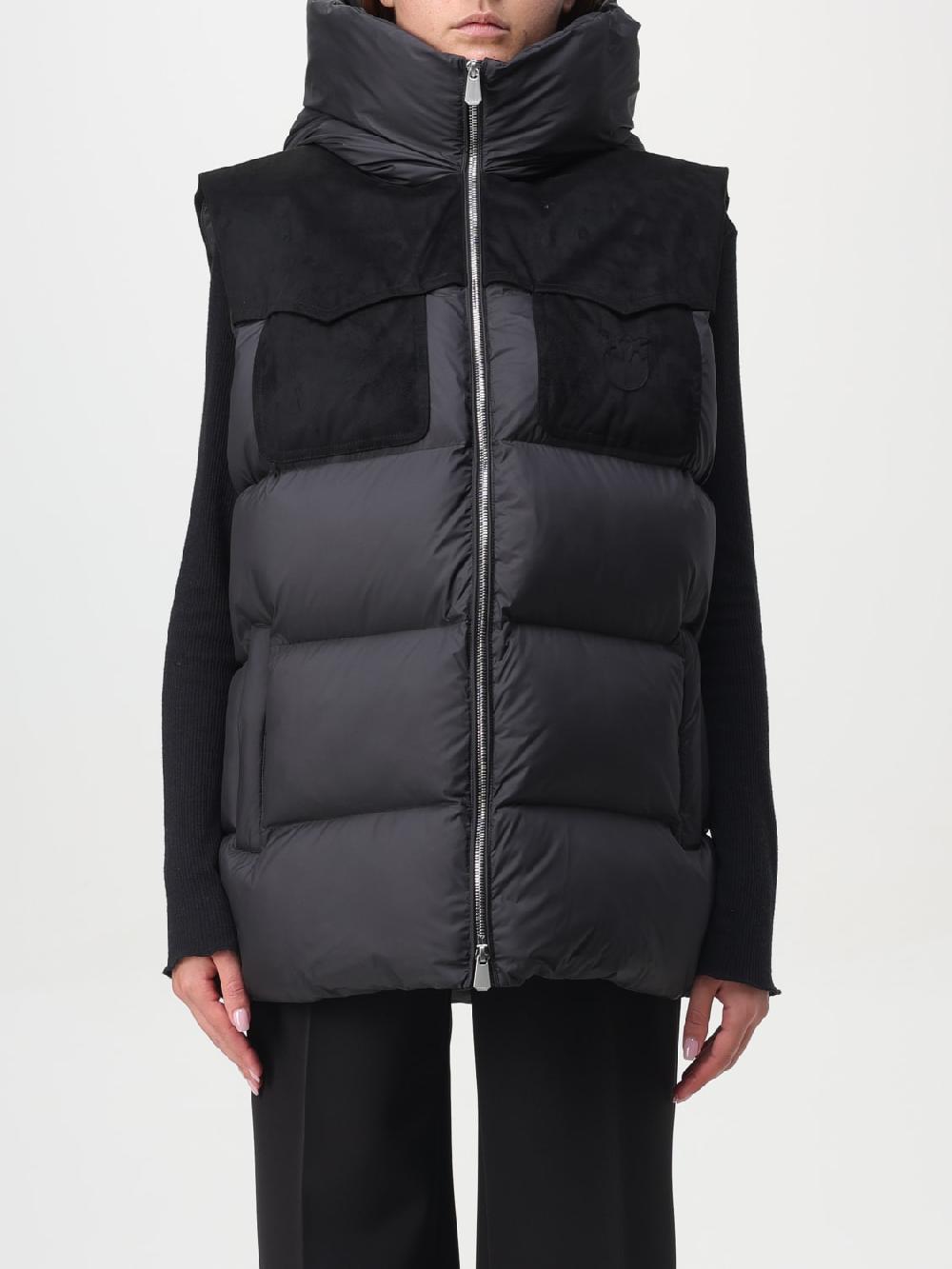 Giglio Piumino a gilet con cappuccio Pinko