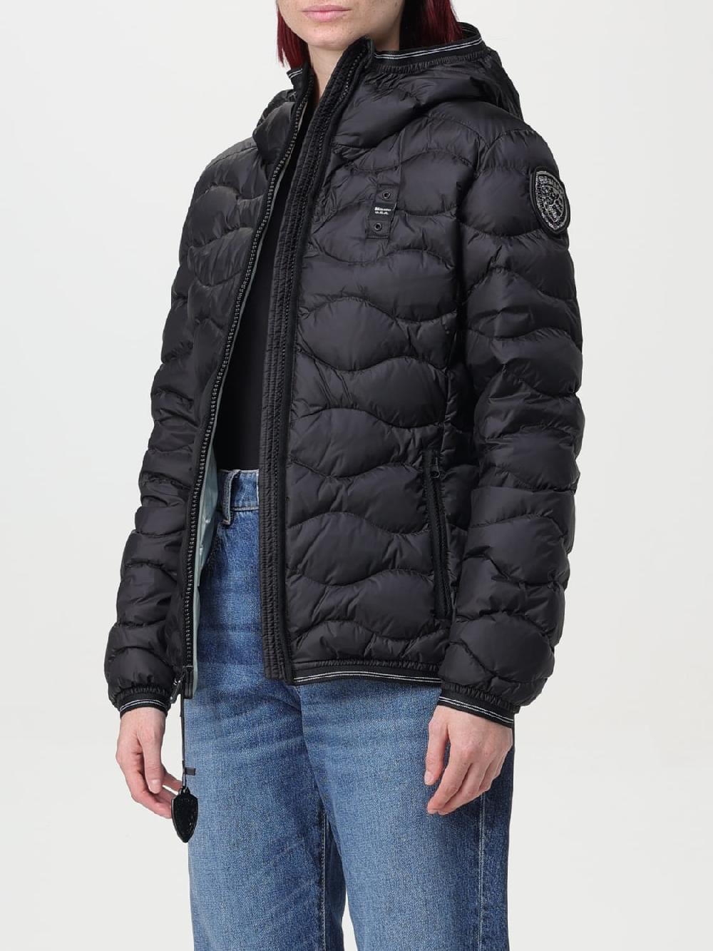 Giglio Piumino Blauer In Nylon Trapuntato