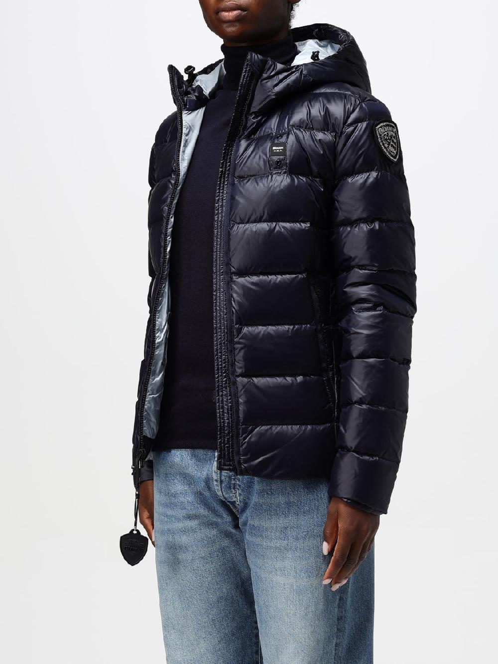 Giglio Piumino Blauer In Nylon Trapuntato