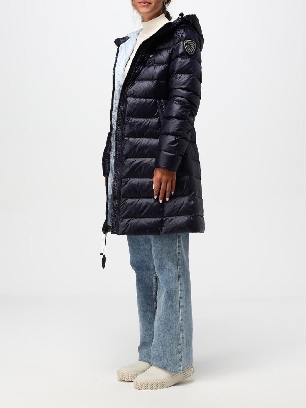 Giglio Piumino Blauer In Nylon Trapuntato