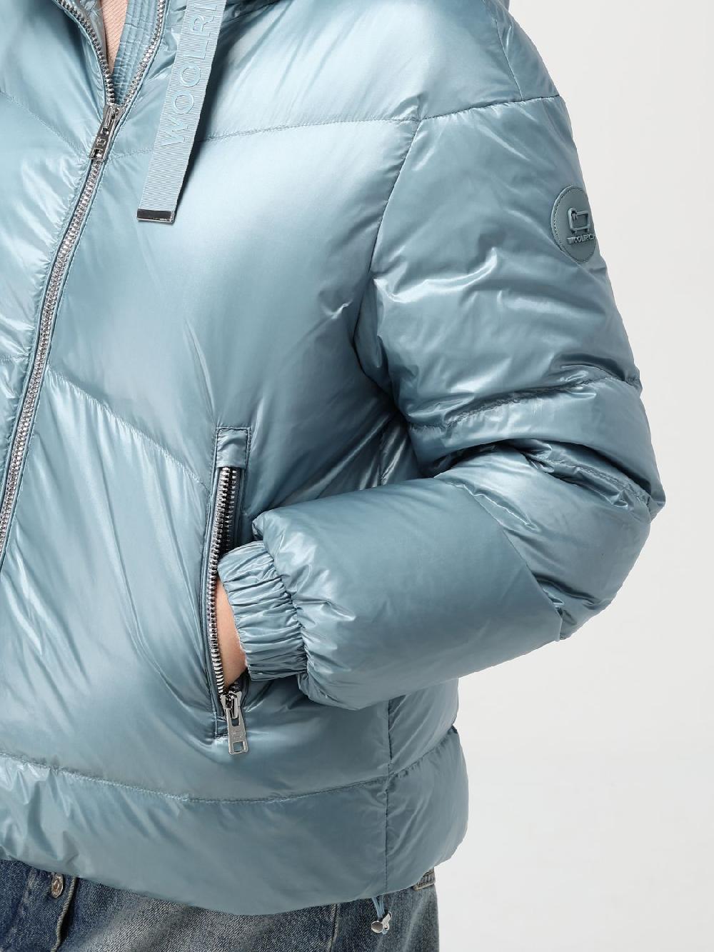 Giglio Piumino Con Cappuccio In Nylon Woolrich