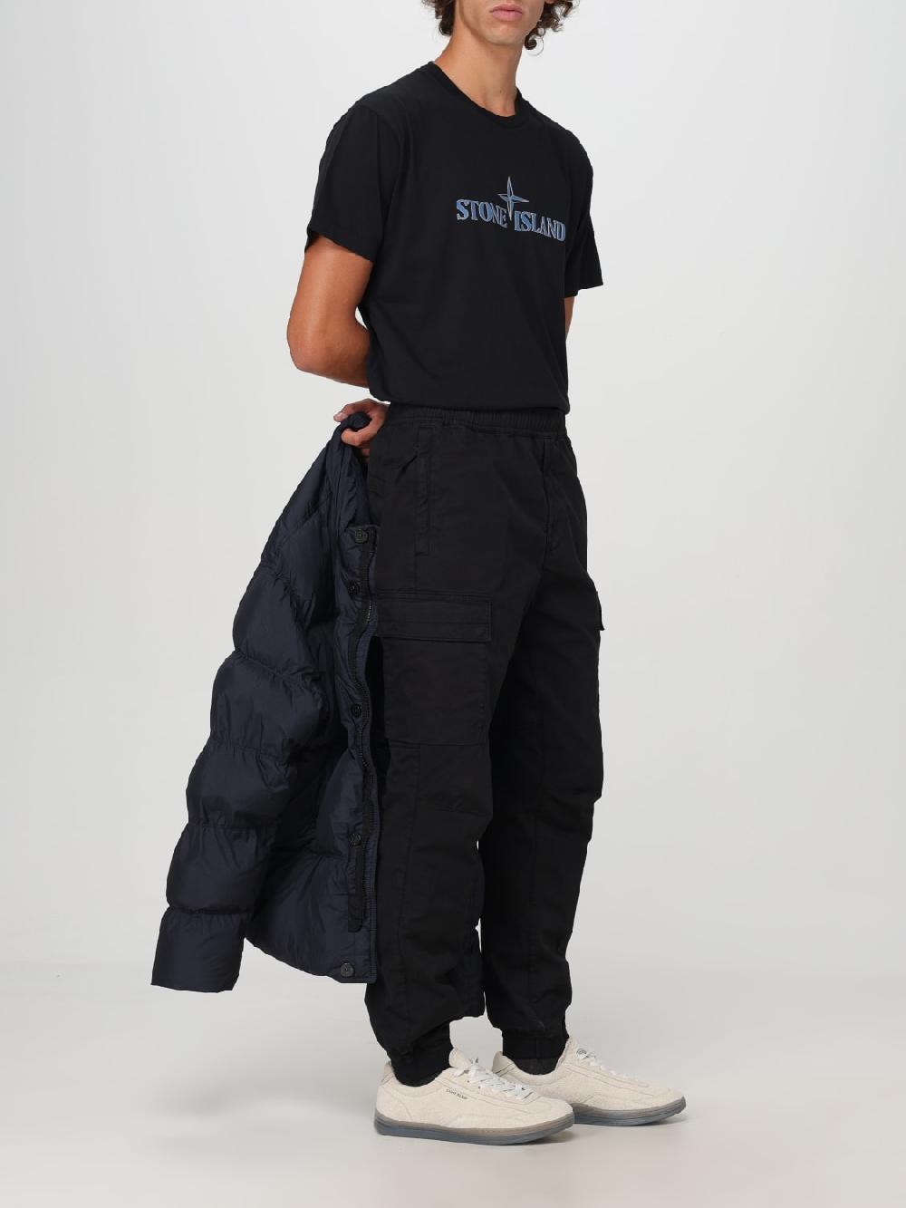 Giglio Piumino Corto In Nylon Stone Island