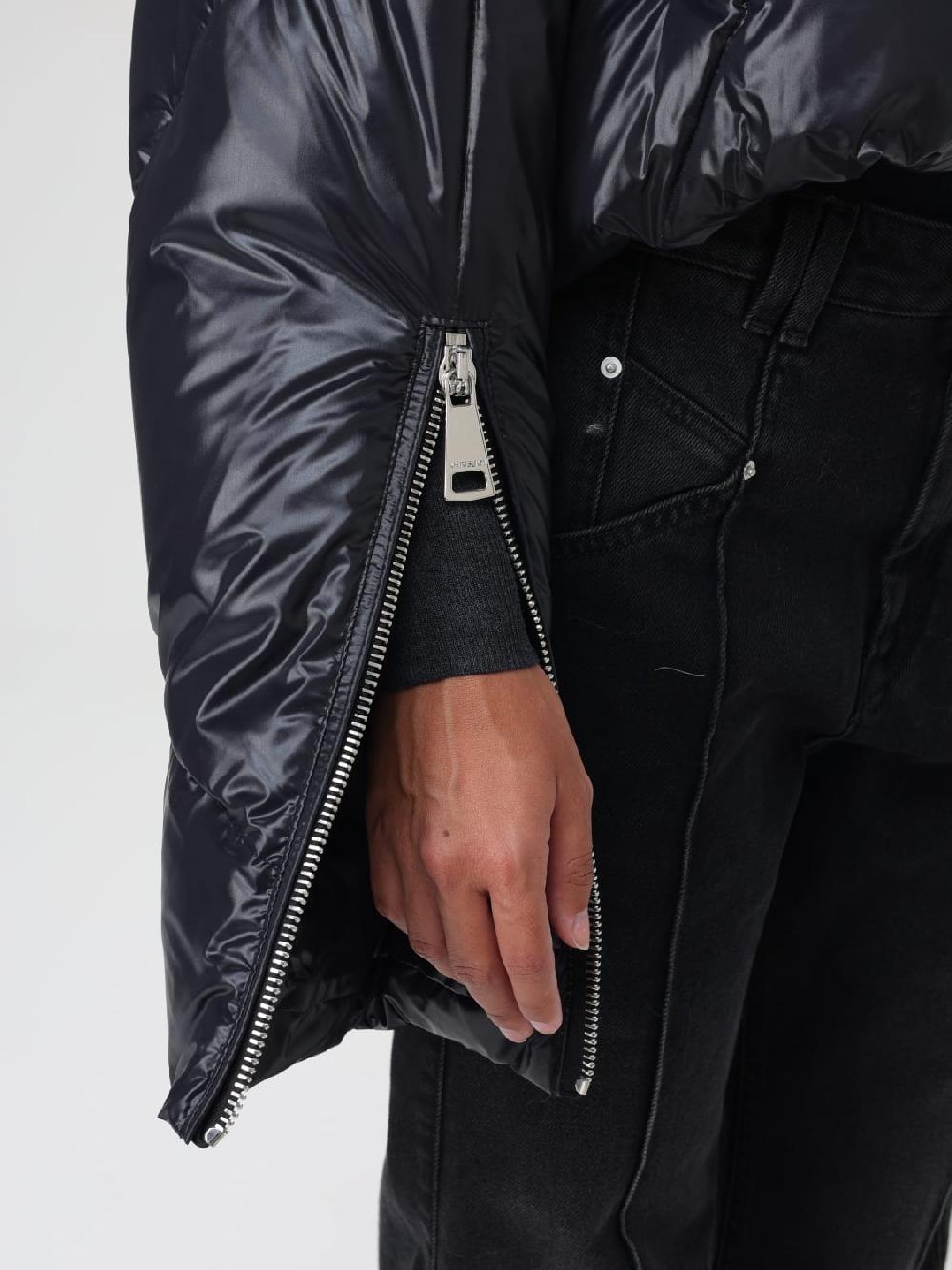 Giglio Piumino Crop Khrisjoy In Nylon Lucido