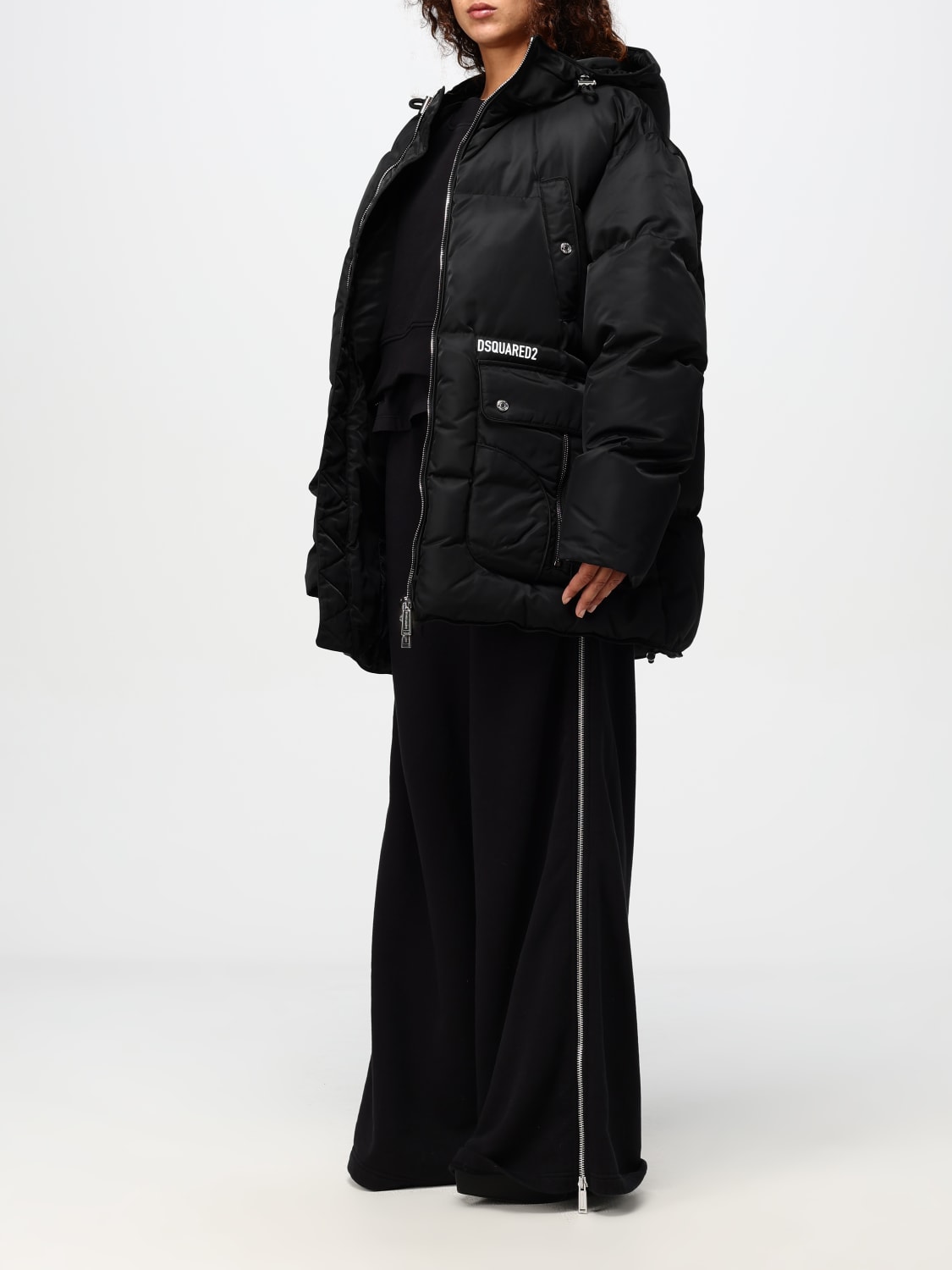 Giglio Piumino Dsquared2 In Nylon Trapuntato
