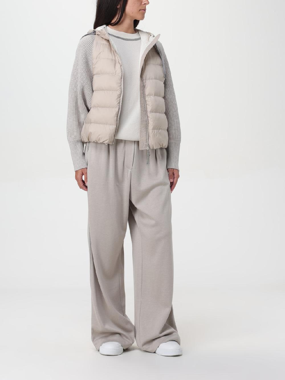 Giglio Piumino In Nylon E Lana Brunello Cucinelli