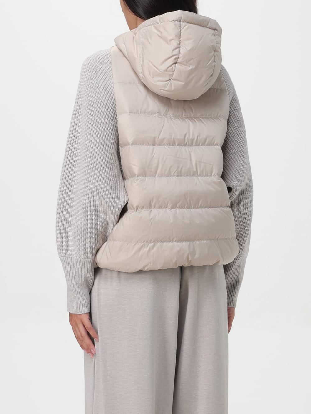 Giglio Piumino In Nylon E Lana Brunello Cucinelli