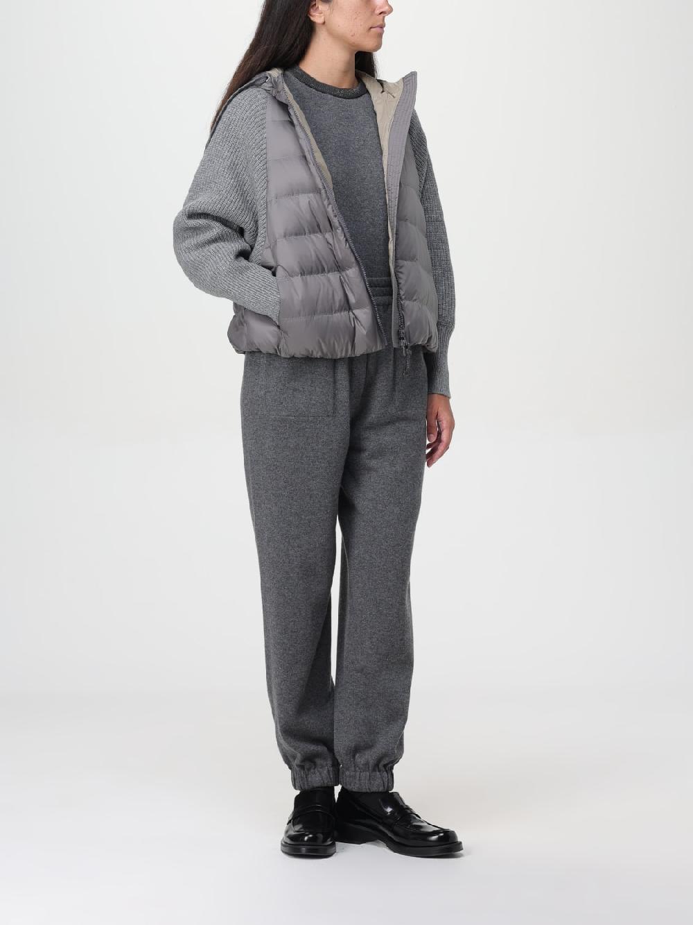 Giglio Piumino In Nylon E Lana Brunello Cucinelli