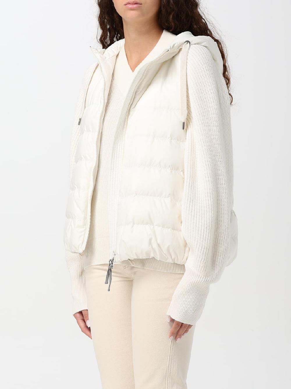 Giglio Piumino In Nylon E Lana Brunello Cucinelli