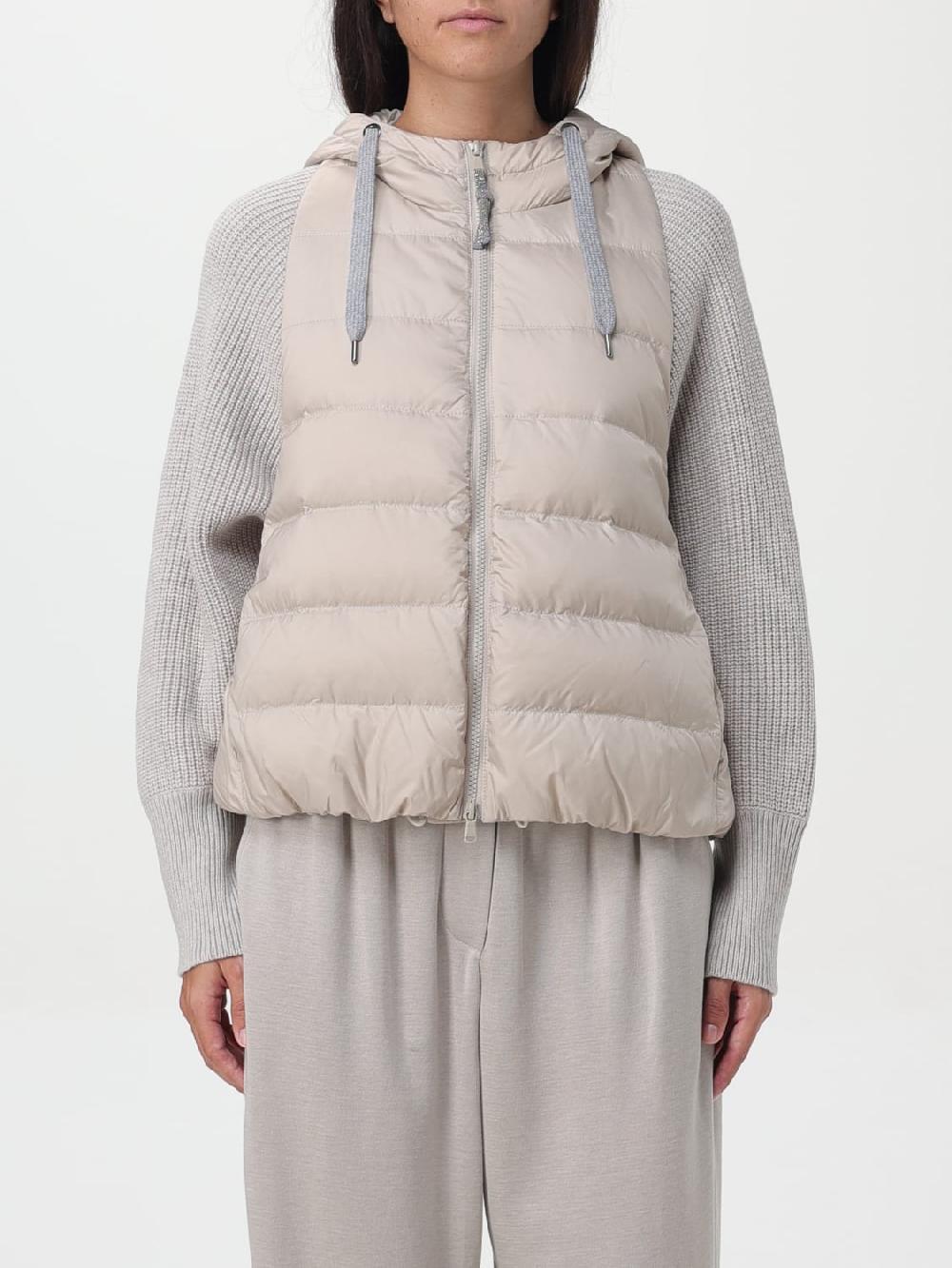 Giglio Piumino in nylon e lana Brunello Cucinelli