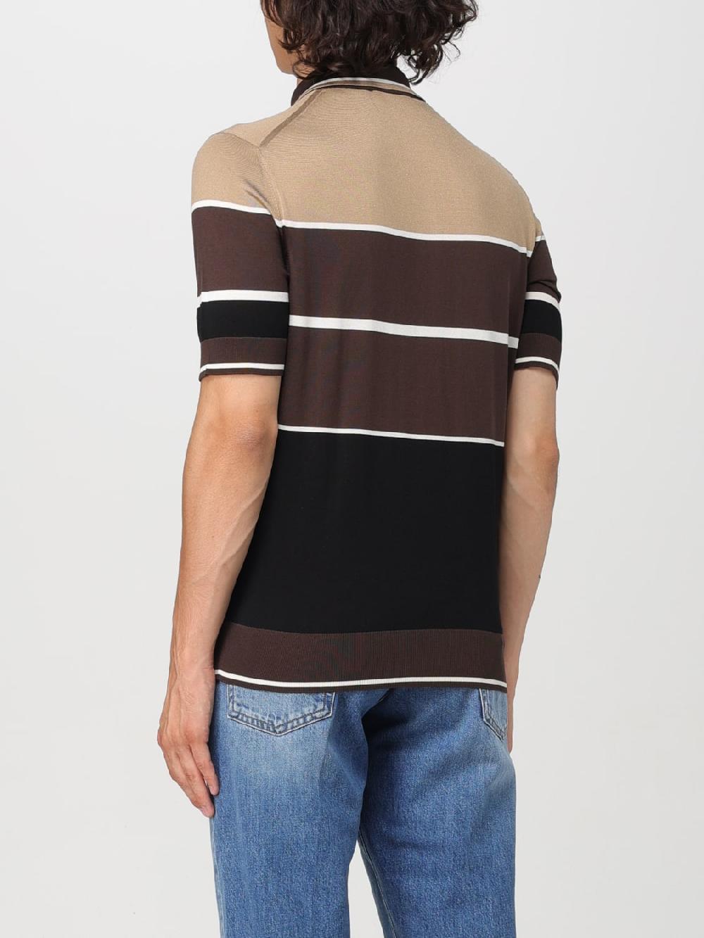 Giglio Polo A Righe DG Dolce & Gabbana