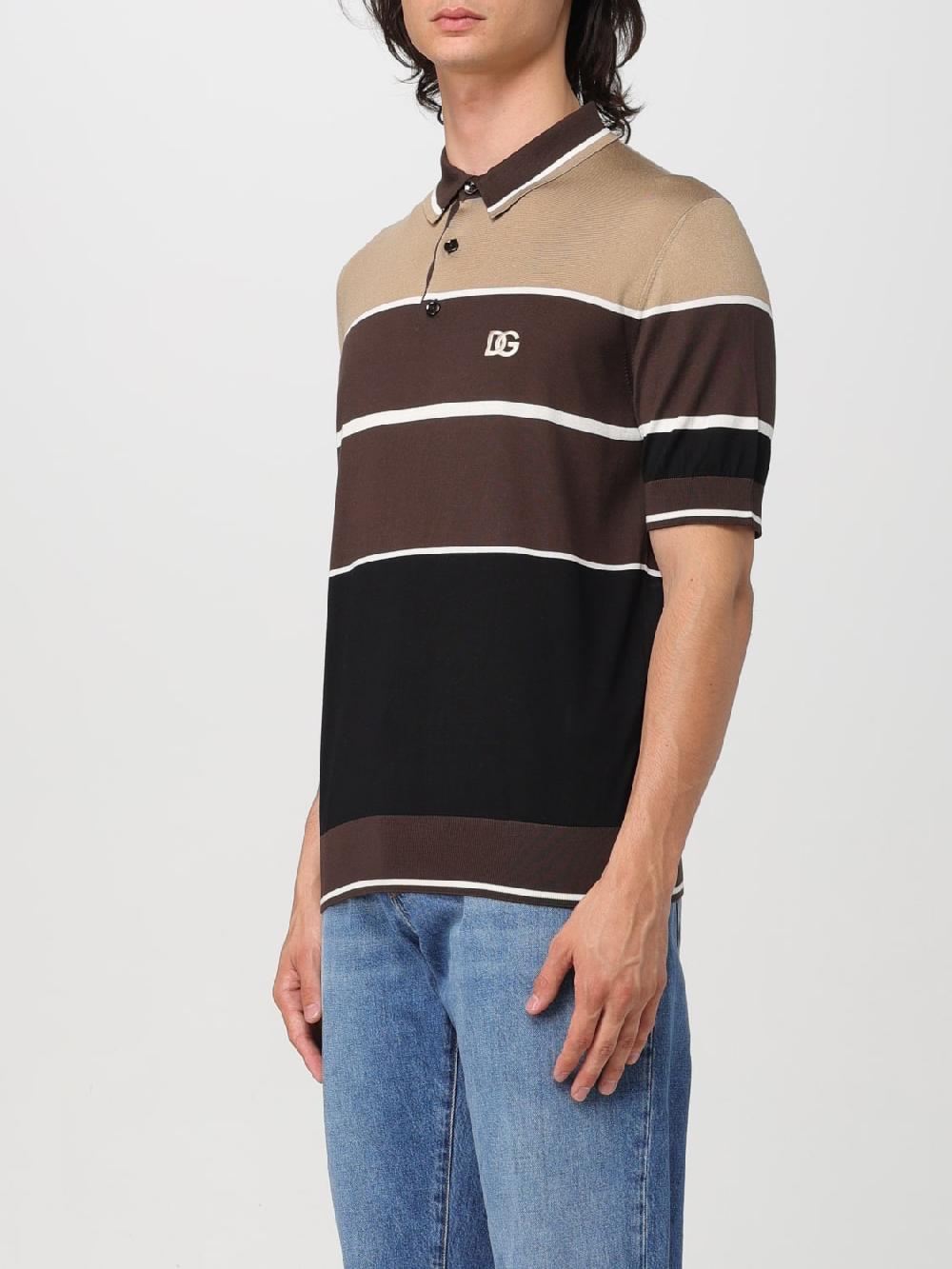 Giglio Polo A Righe DG Dolce & Gabbana