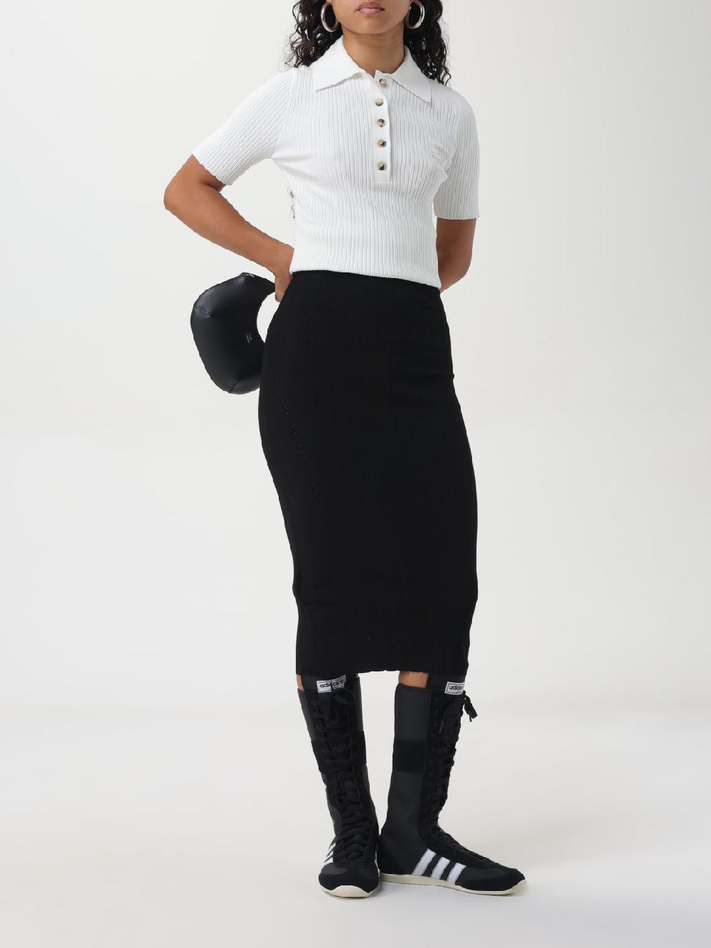 Giglio Polo Basic CourrÈges In Misto Viscosa