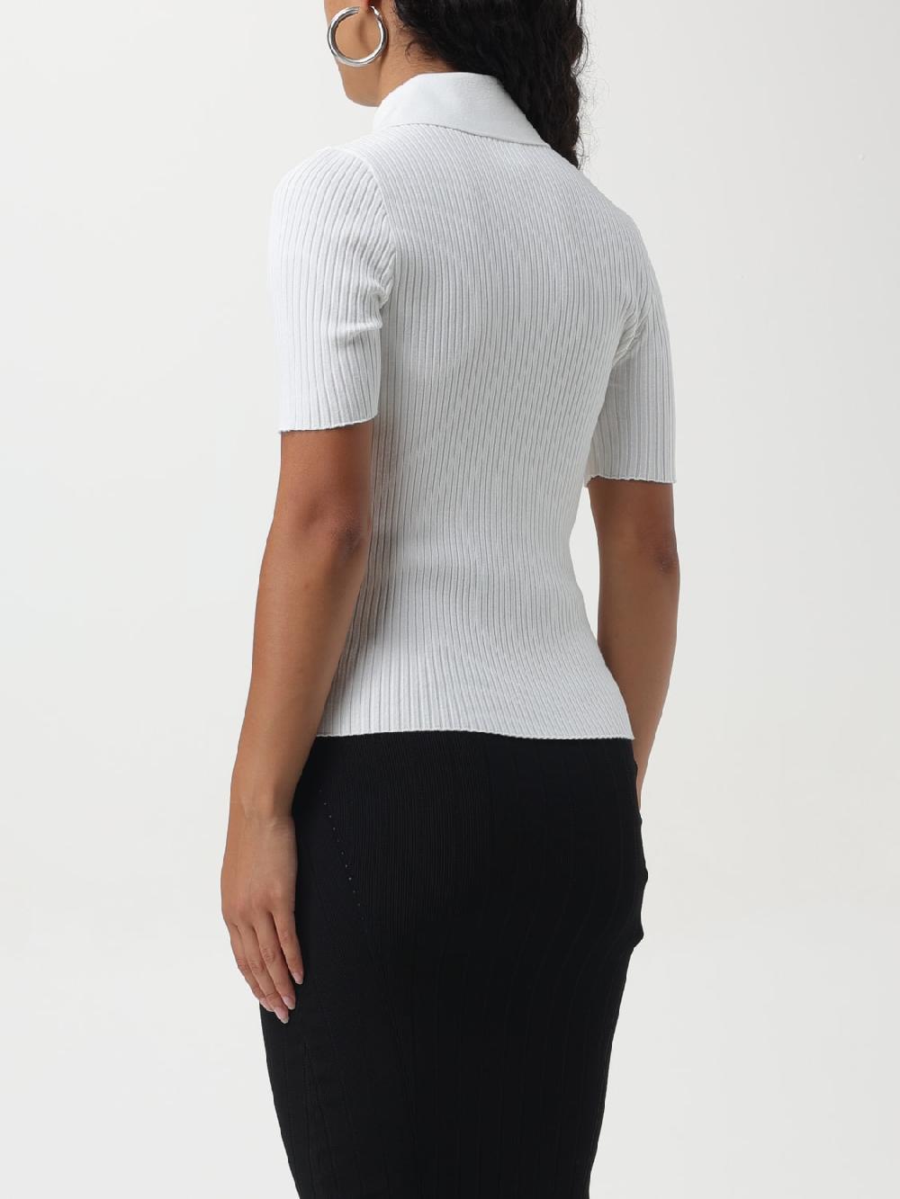 Giglio Polo Basic CourrÈges In Misto Viscosa