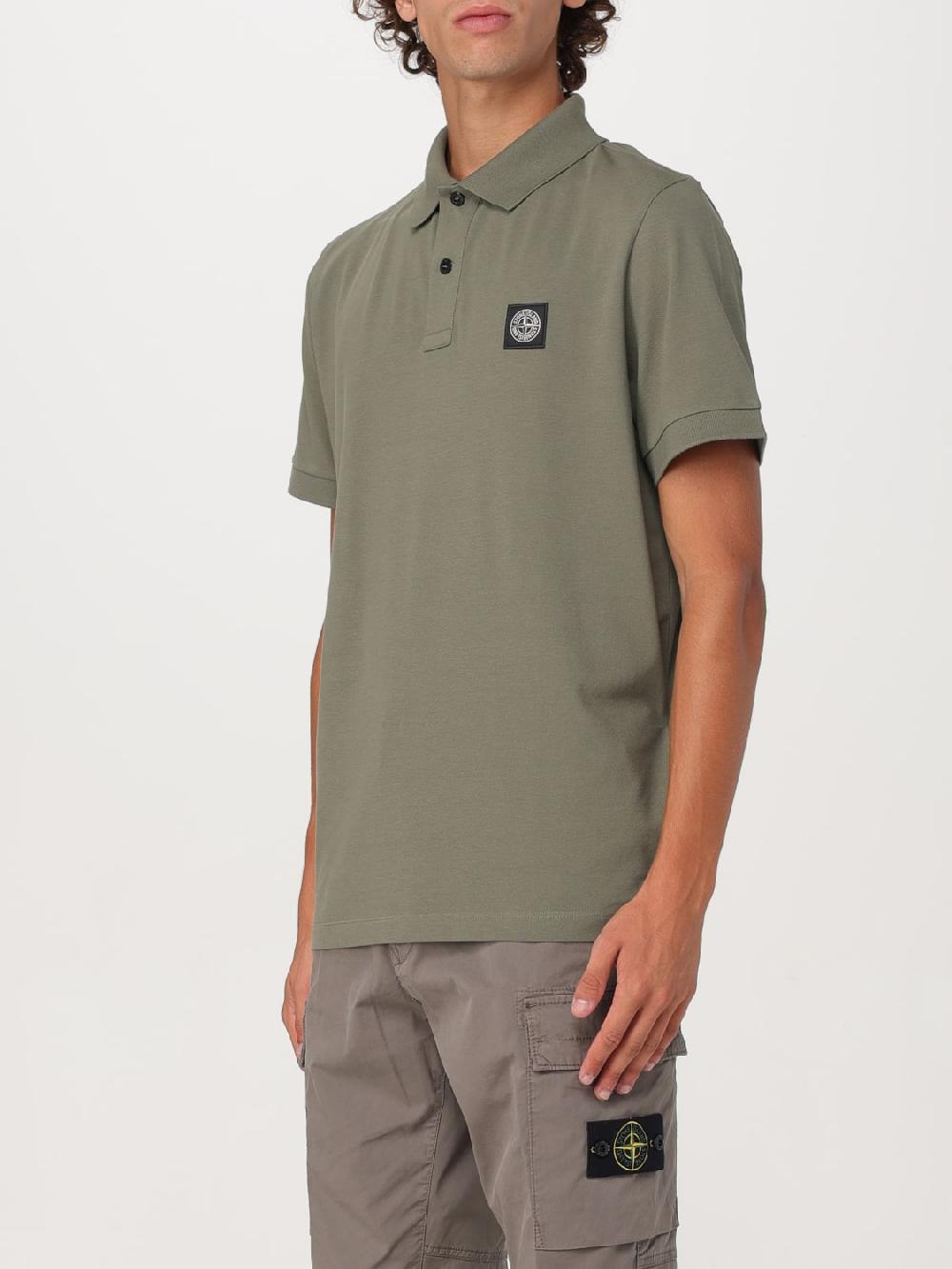 Giglio Polo Basic Stone Island In Cotone