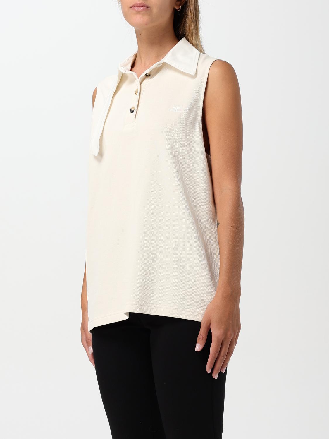 Giglio Polo Courrèges In Misto Cotone