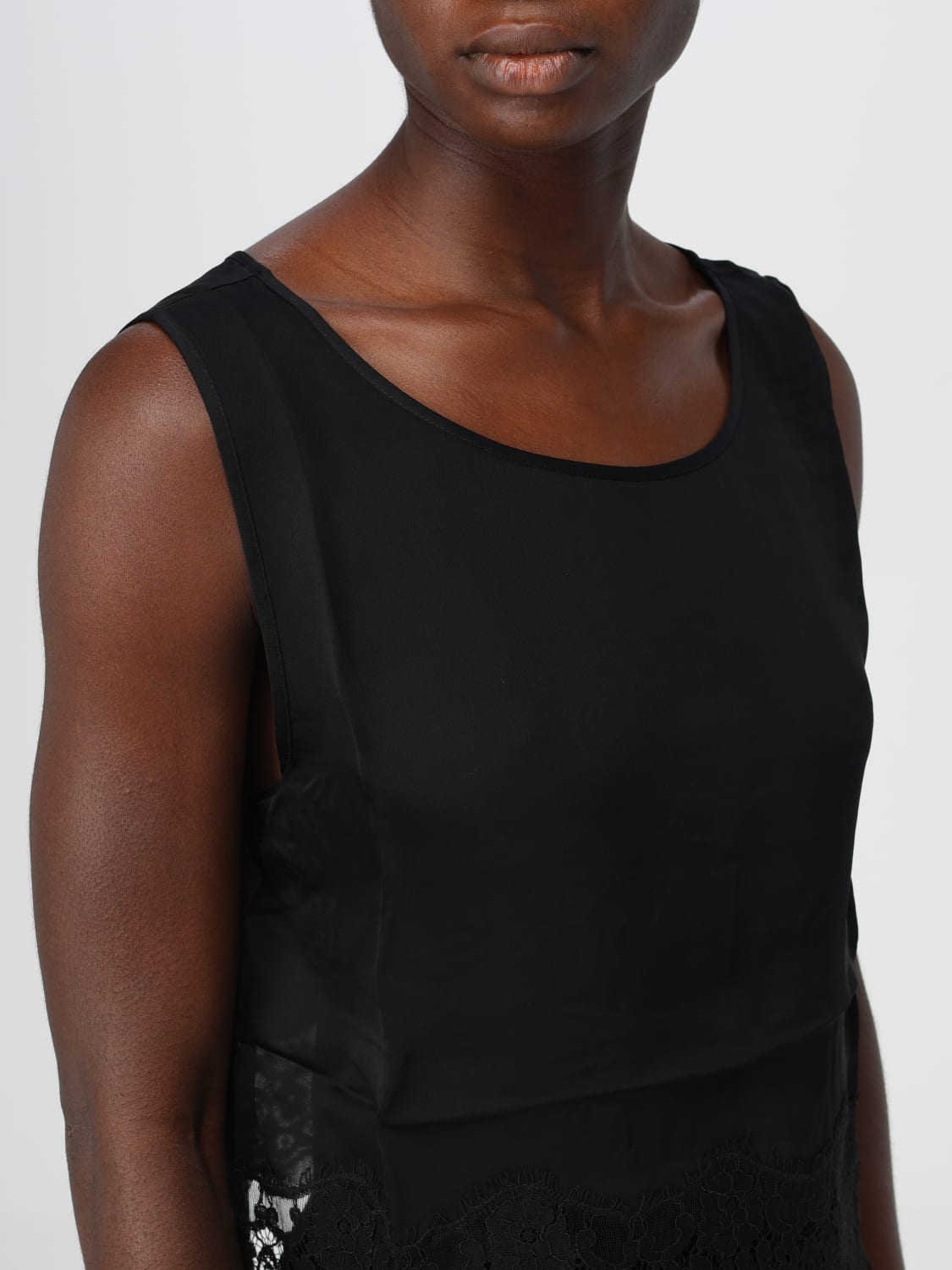 Giglio Polo Crop Pinko In Misto Lana E Cashmere