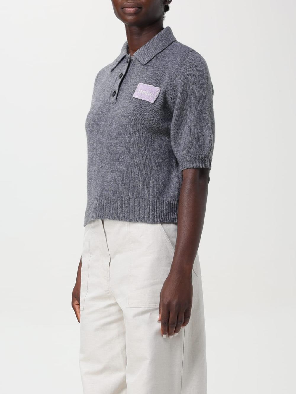 Giglio Polo In Maglia Di Cashmere Marni