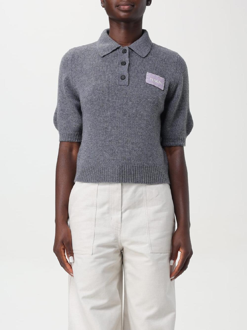 Giglio Polo in maglia di cashmere Marni