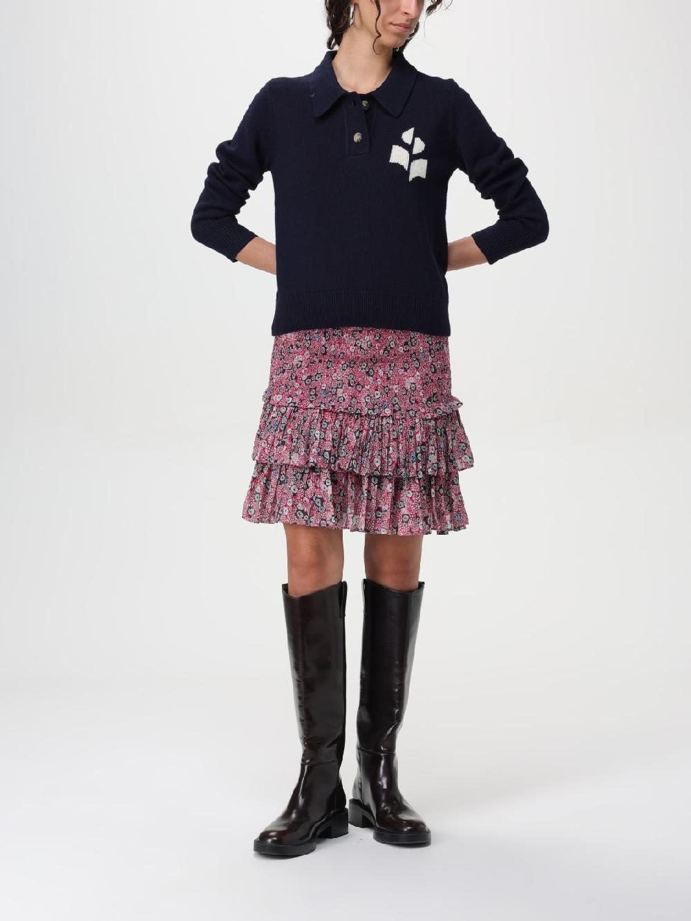 Giglio Polo Isabel Marant Etoile In Cotone E Lana