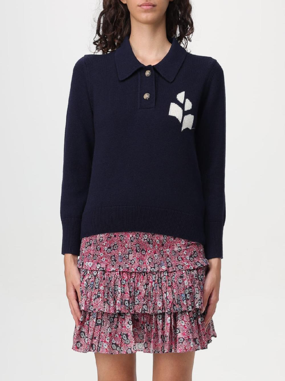 Giglio Polo Isabel Marant Etoile in cotone e lana