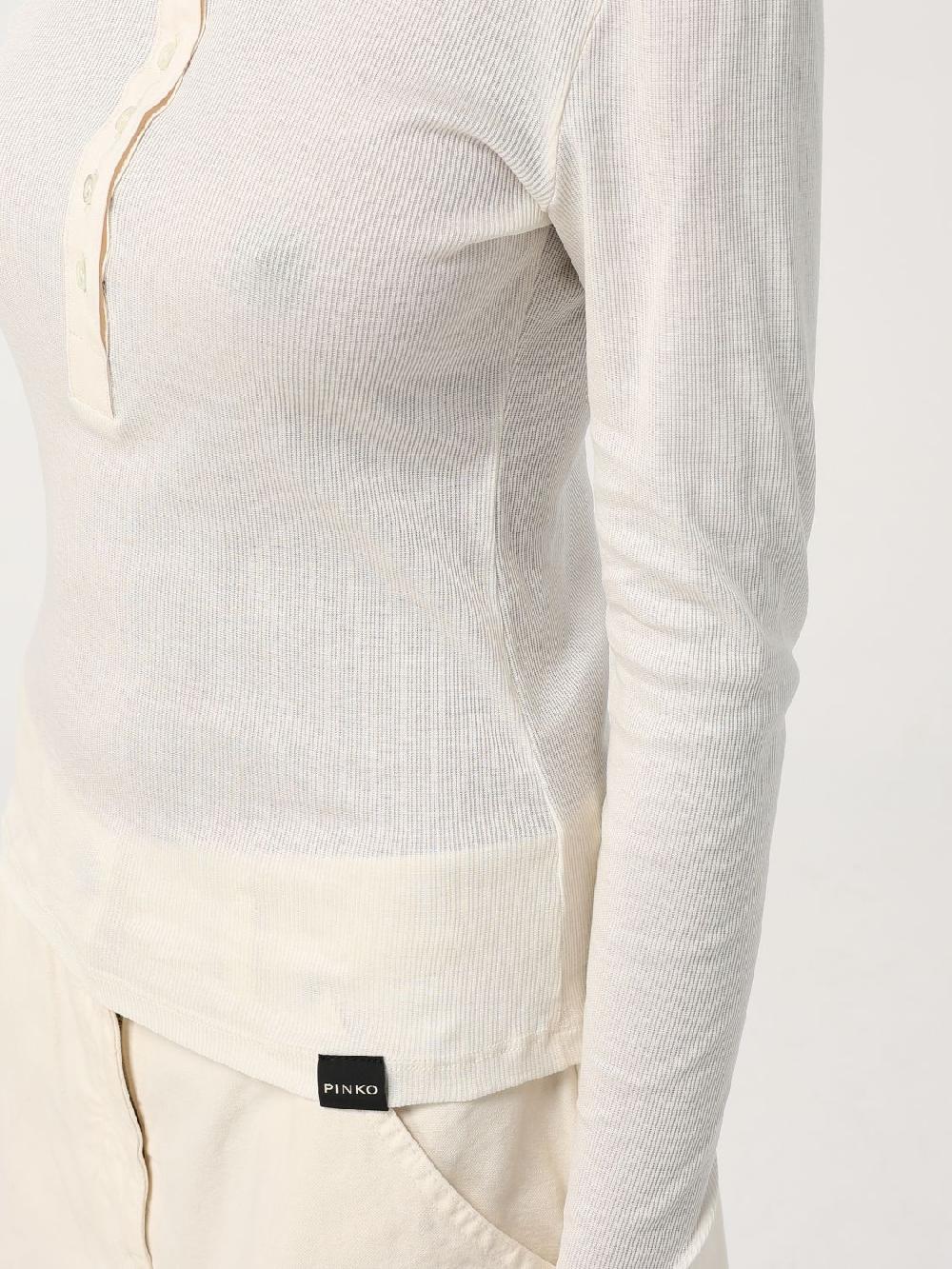 Giglio Polo Pinko In Cotone Stretch