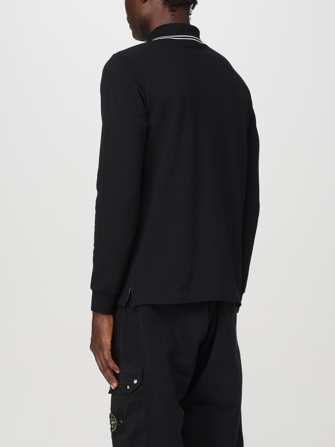 Giglio Polo Stone Island In Cotone